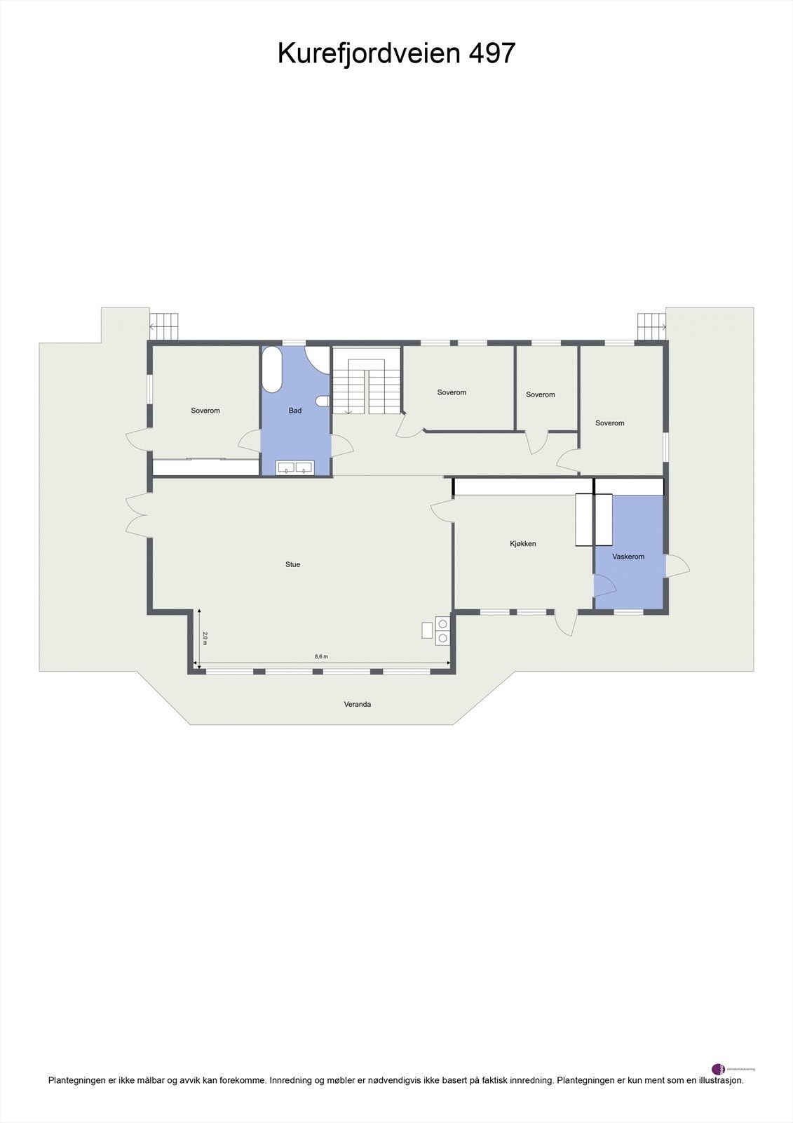 Plantegning 2.etasje. Galleribilde