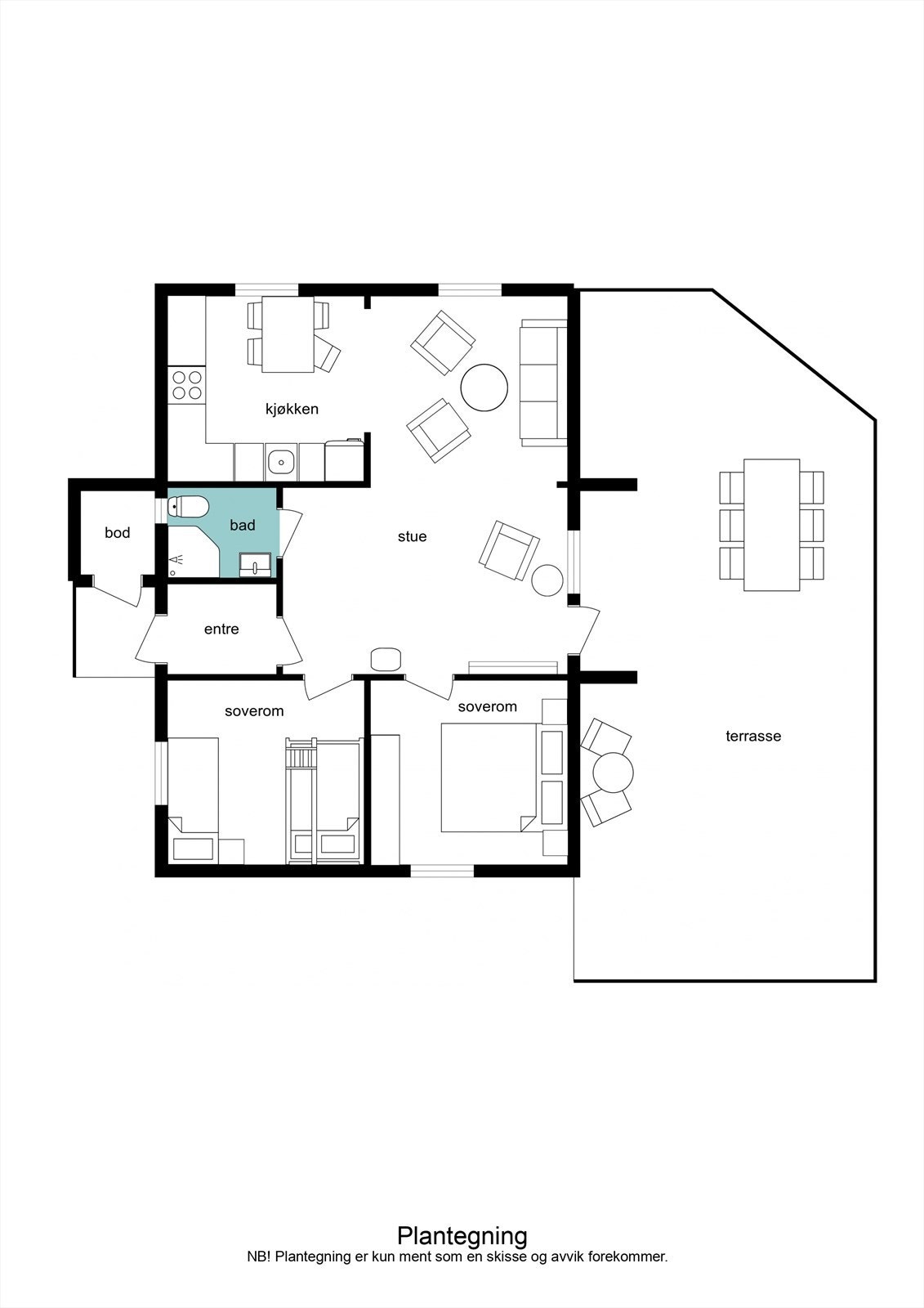 Plantegning Galleribilde