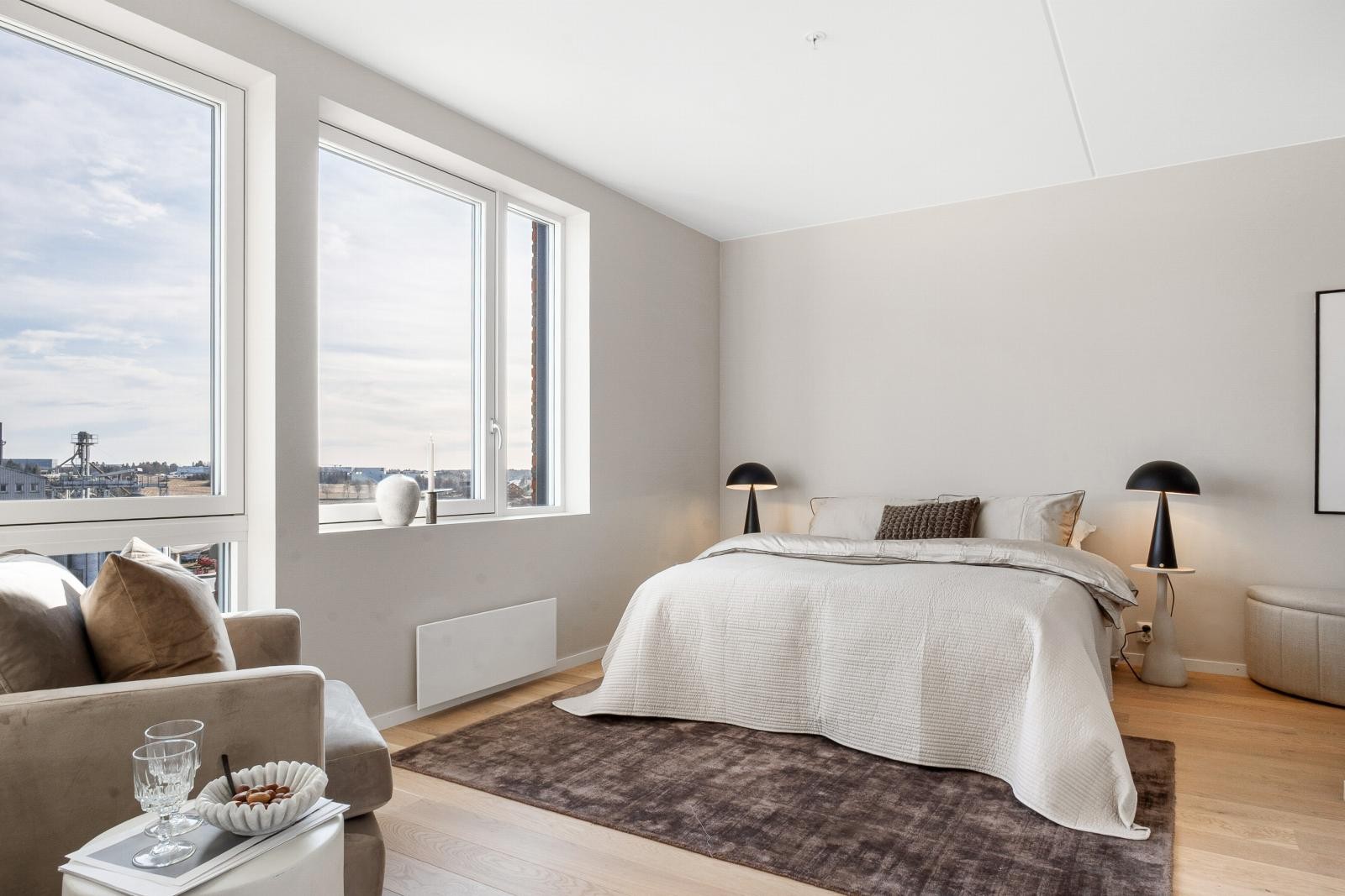 Leiligheten har 3 soverom. Galleribilde