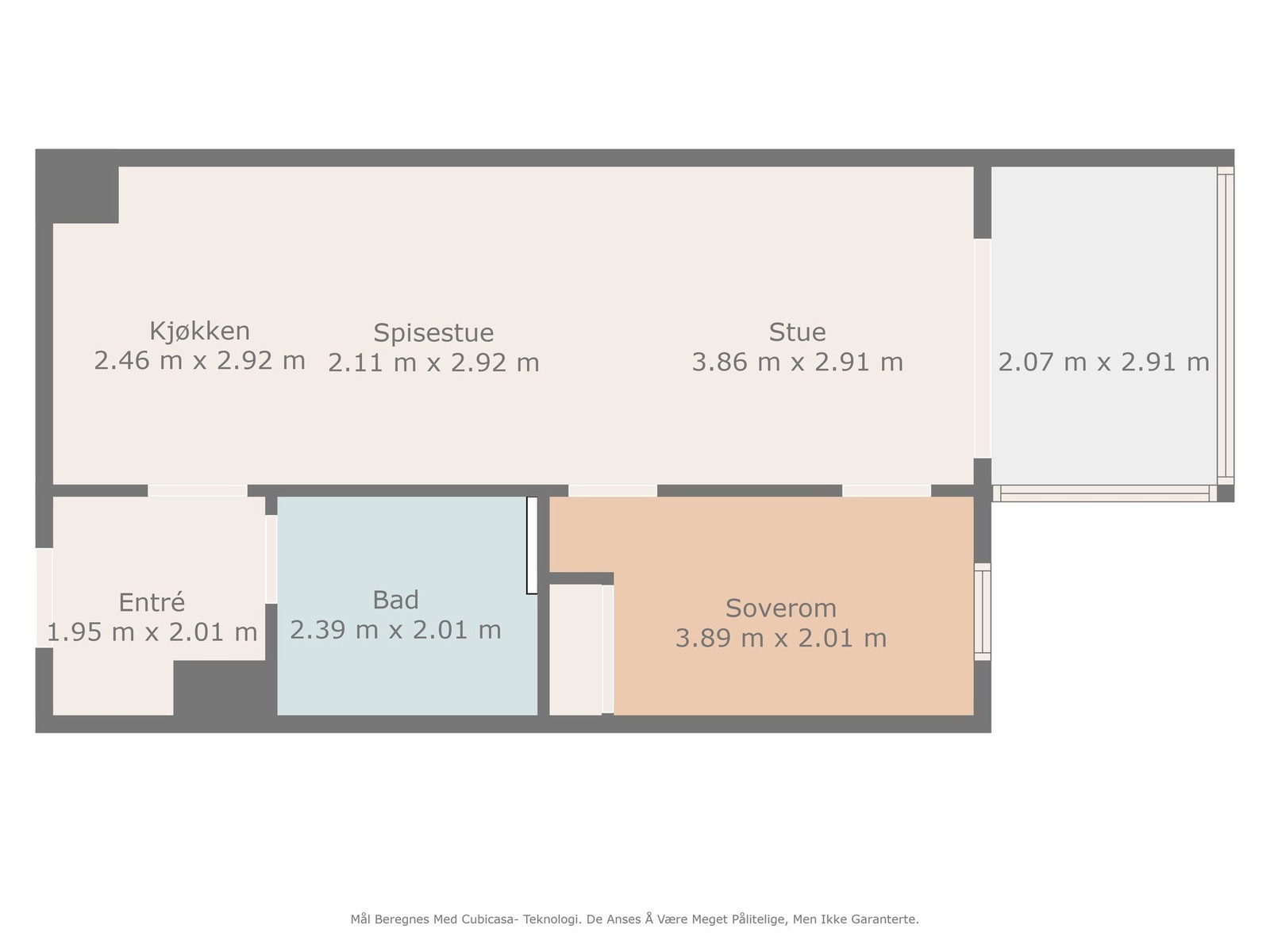 Plantegning 3.etasje Galleribilde