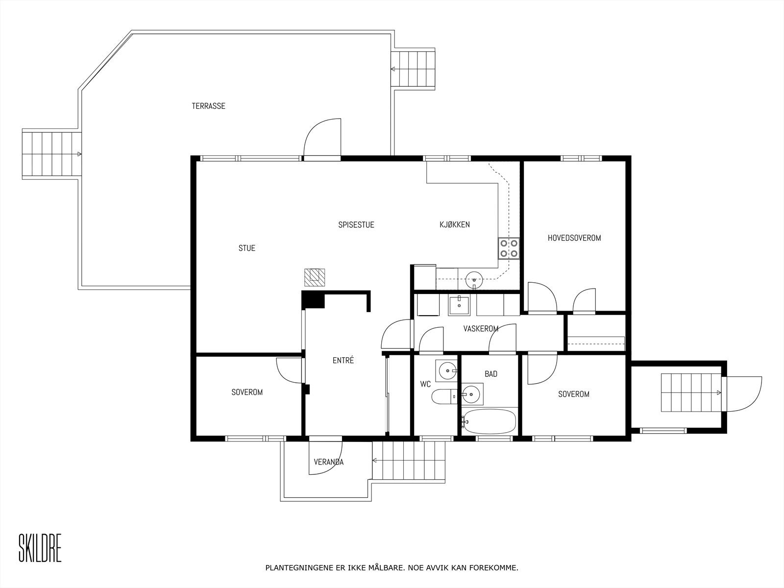 Plantegning 1.etasje. Galleribilde