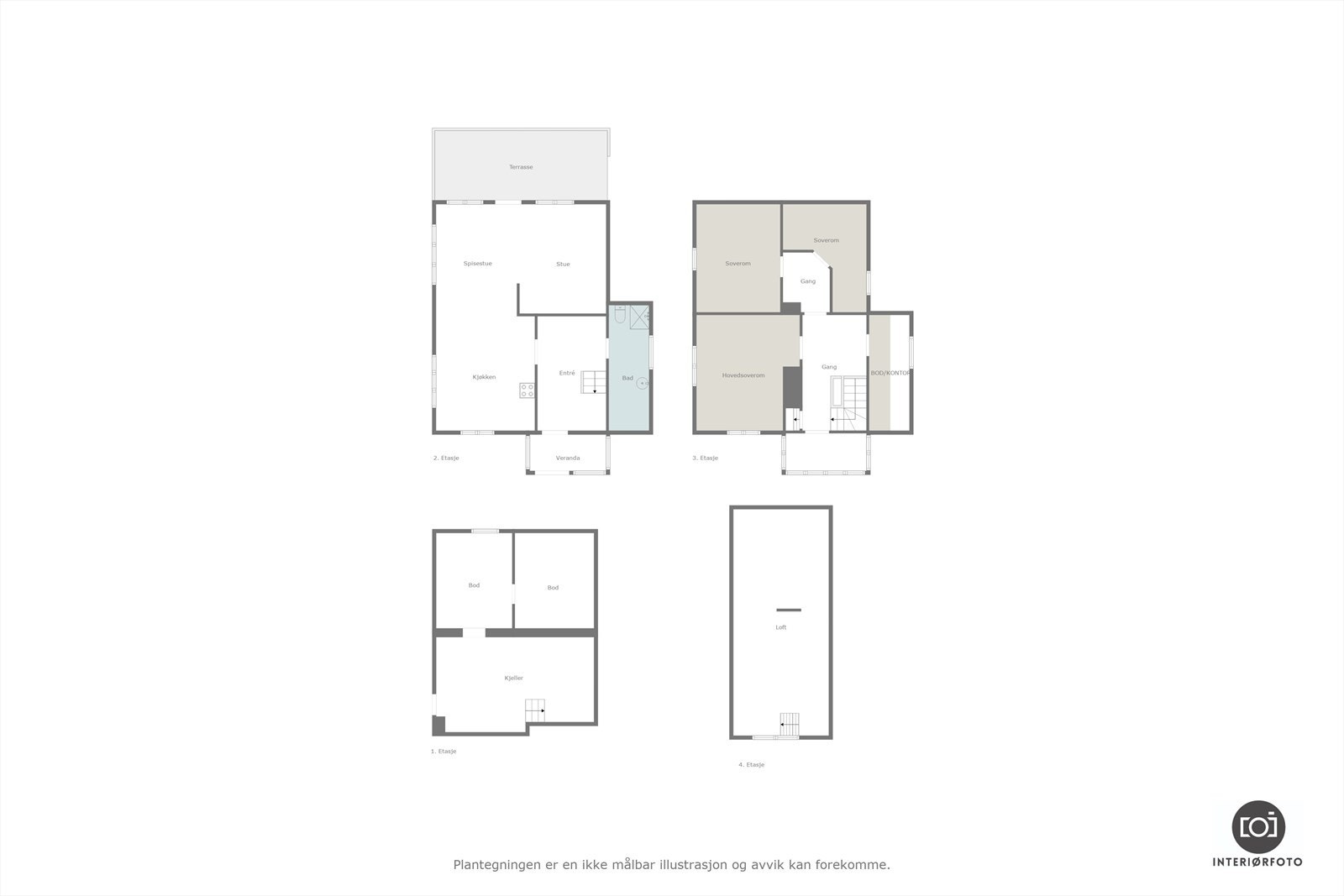 Plantegning Galleribilde