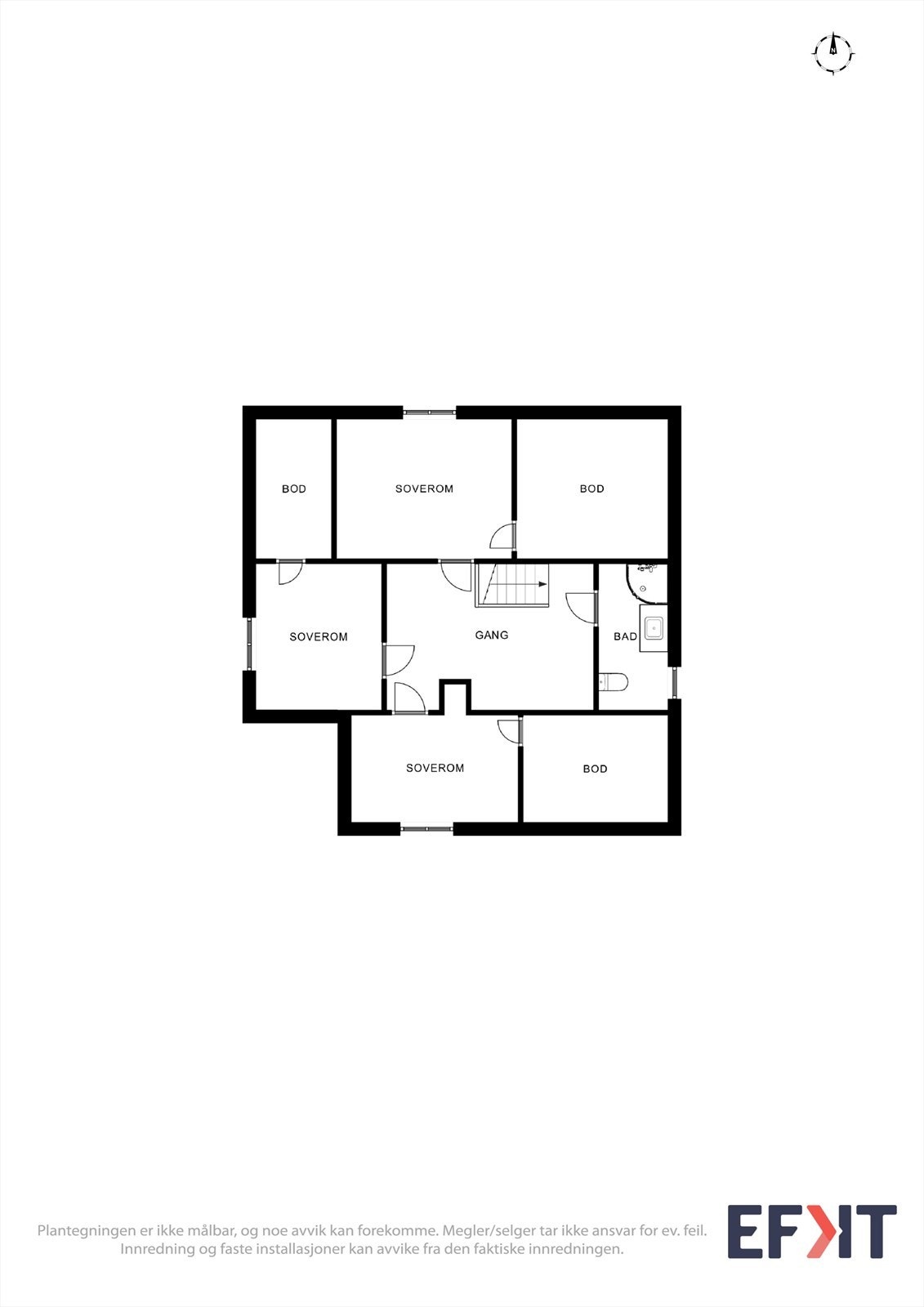 Plantegning 2.etasje Galleribilde