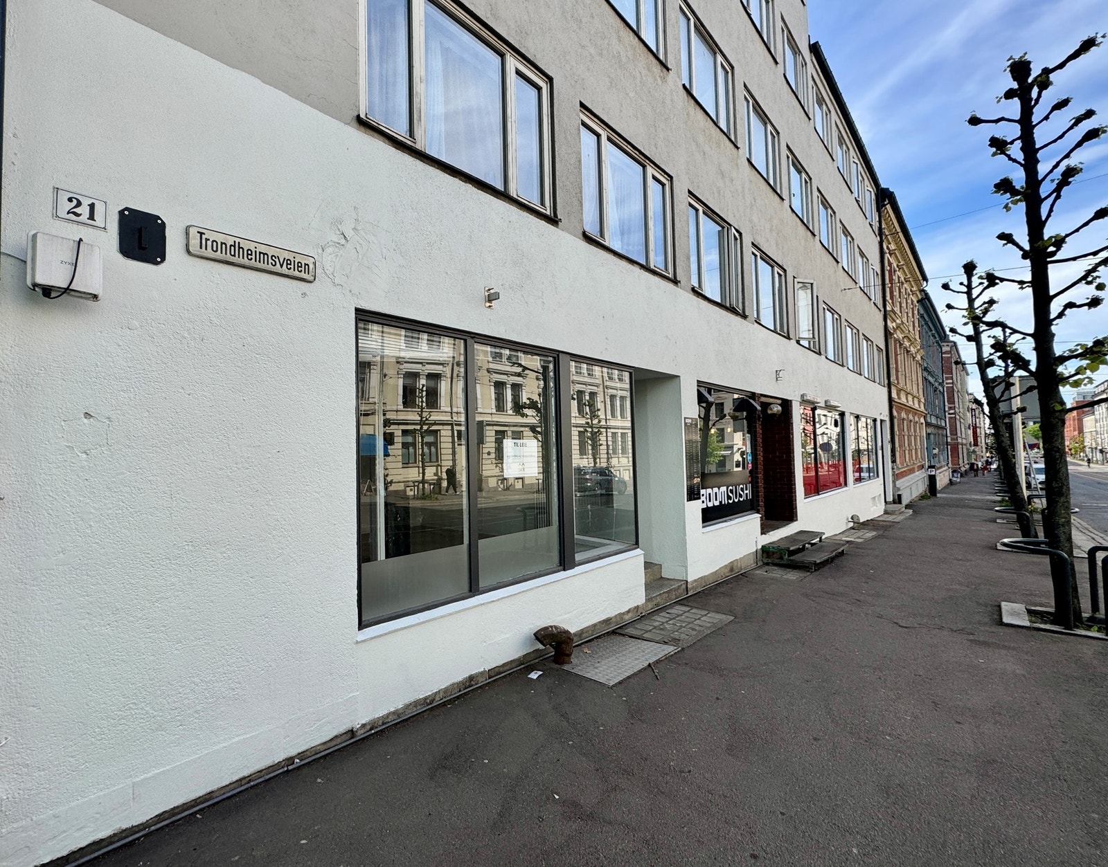 Fasade mot Trondheimsveien Galleribilde