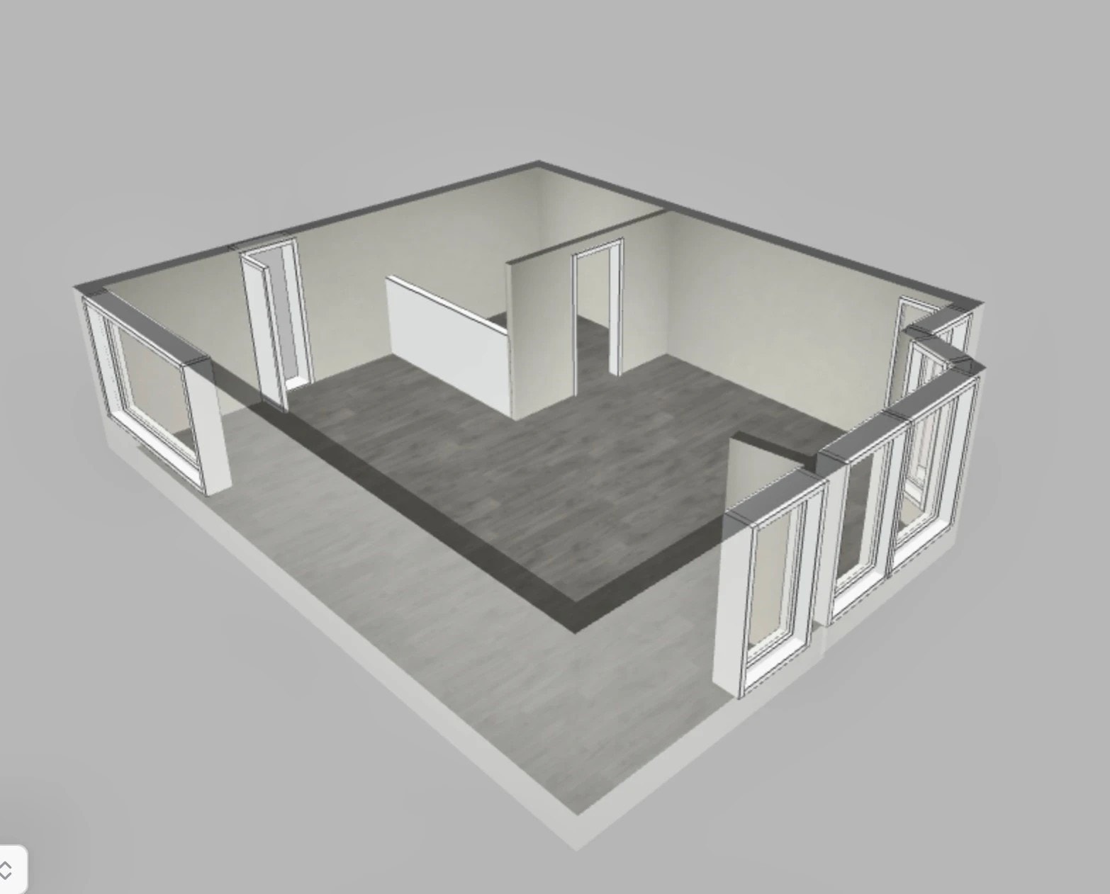 Lokale 1 Skisse Galleribilde