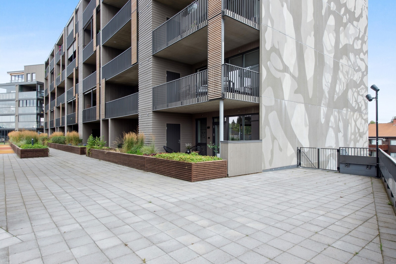 Leiligheten har en flott endebeliggenhet. Galleribilde