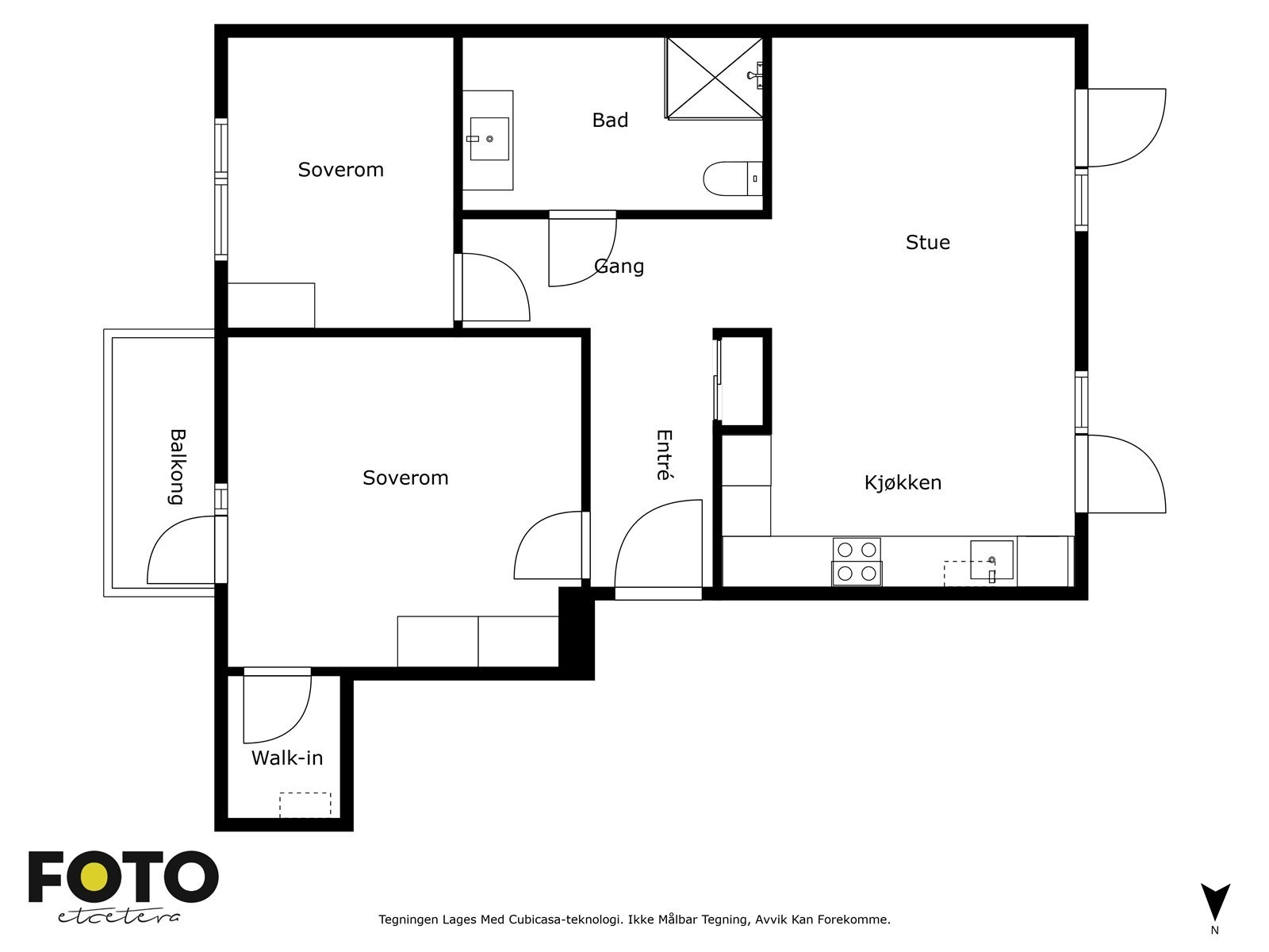 Plantegning Galleribilde