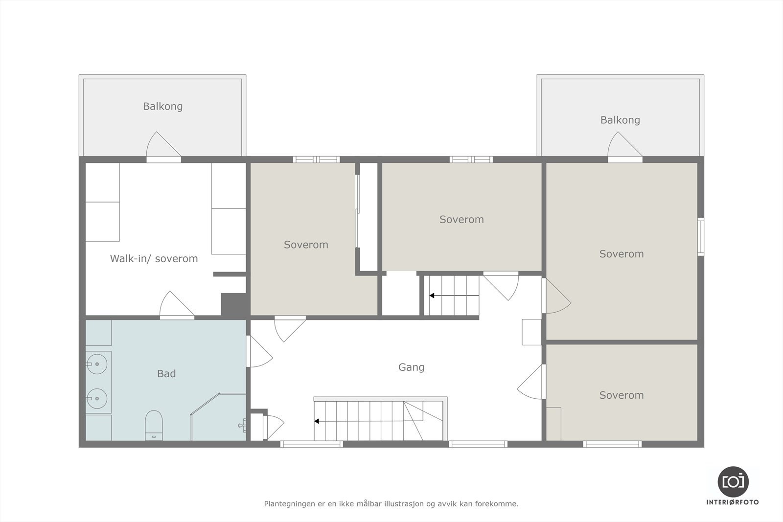 Plantegning Galleribilde