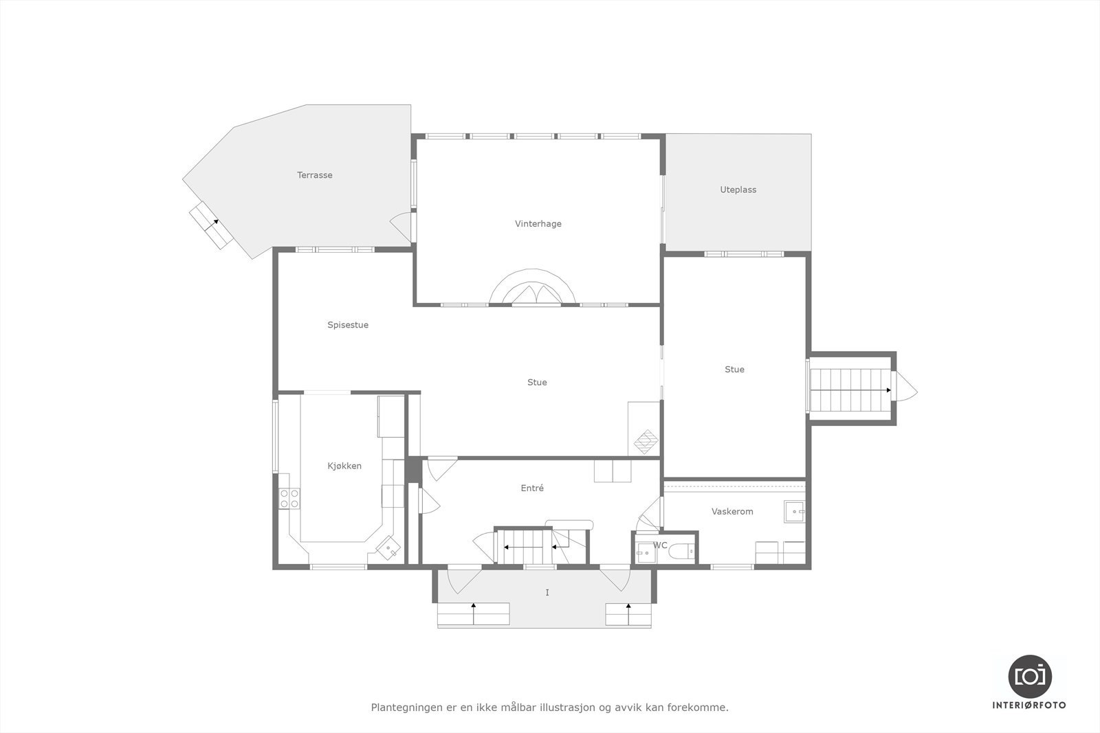 Plantegning Galleribilde