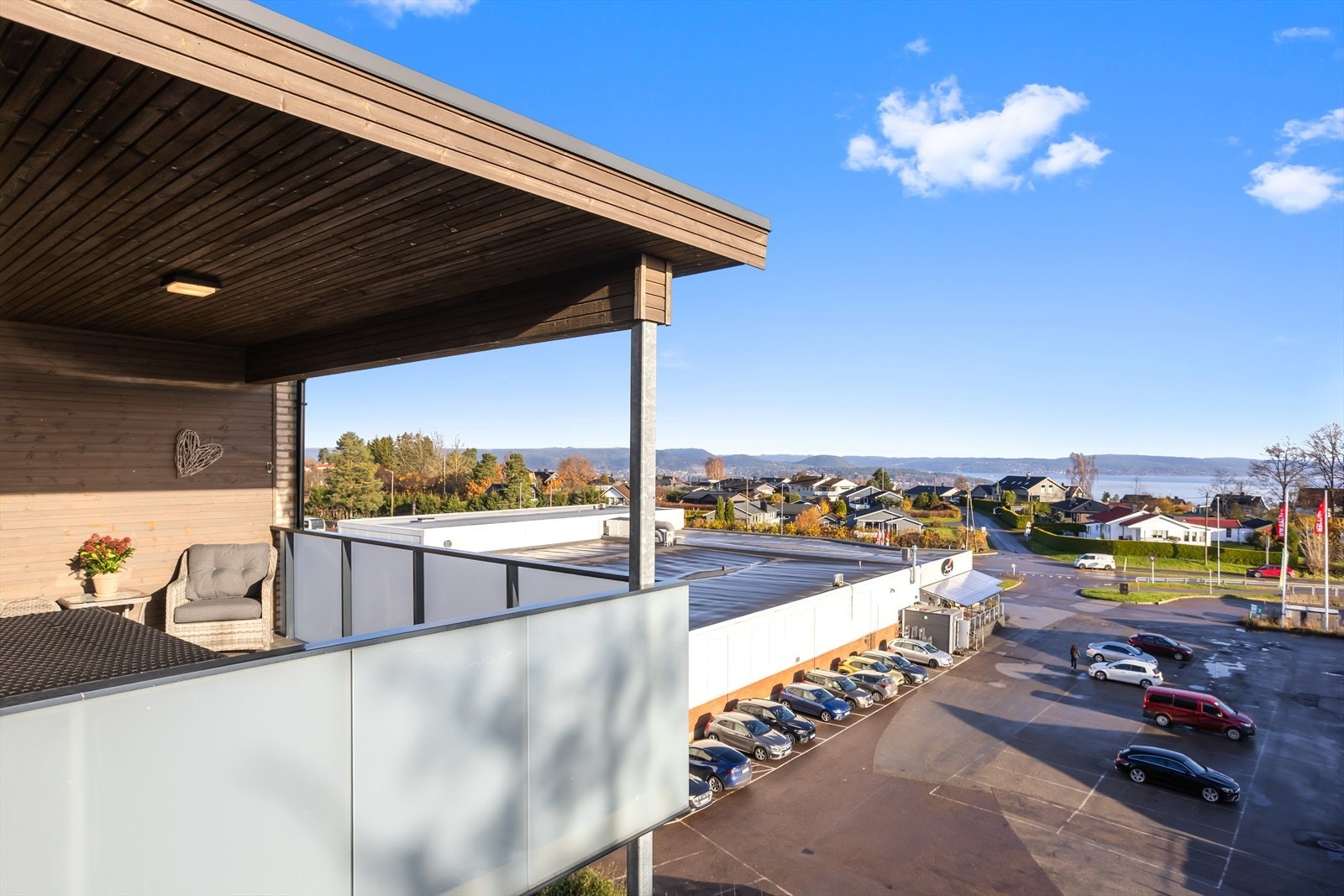 Her kan utsikt og morgensolen nytes! Galleribilde