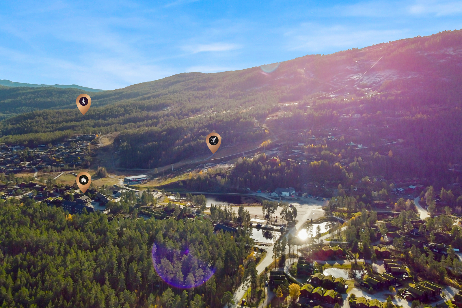 Umiddelbar nærhet til natur rikt område. Galleribilde