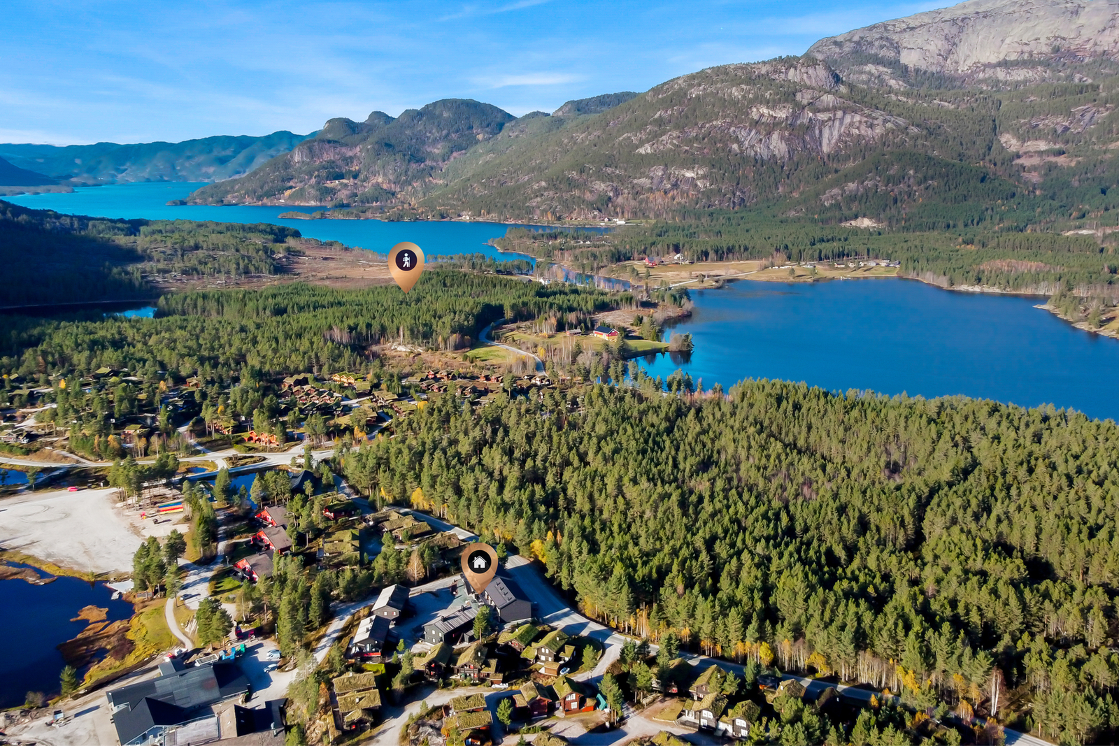 Gode tur- og fiskemuligheter. Galleribilde