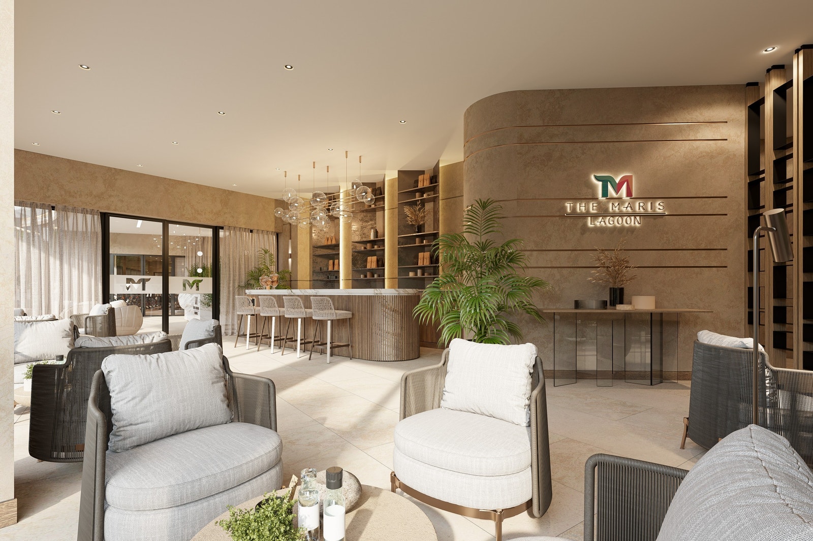 Reception lounge Galleribilde