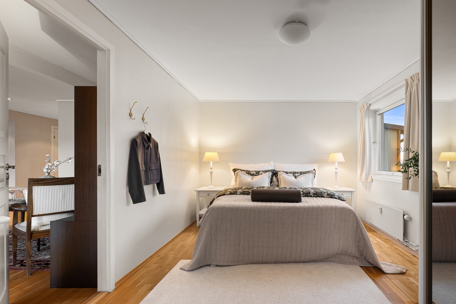 Hovedsoverommet er på hele 16,5 kvadratmeter. Galleribilde