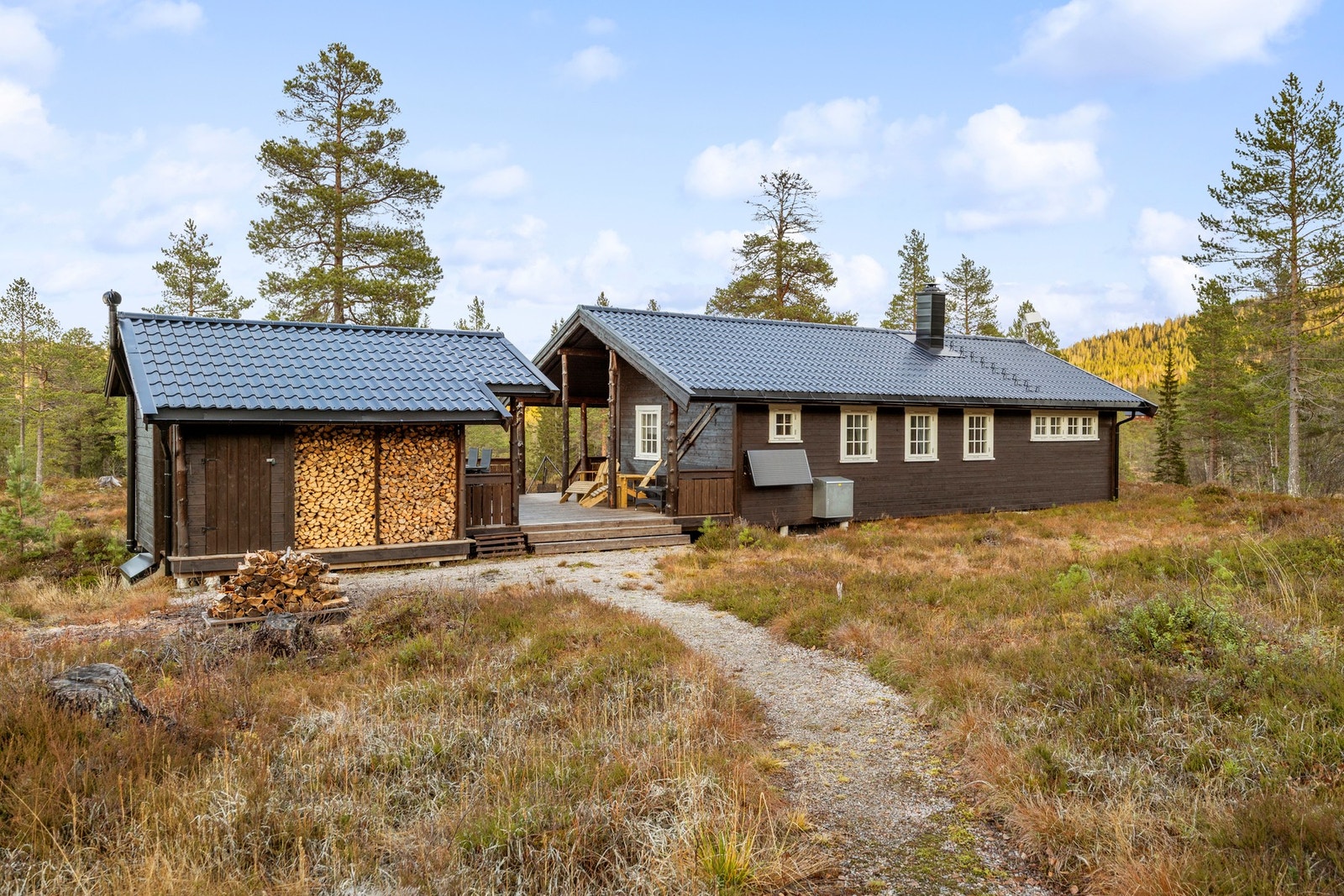 Velkommen til Fjellvegen 1106, presentert av EiendomsMegler 1 v/ Kjetil Sandmo. Foto: ELW Media (Espen Wåde) Galleribilde