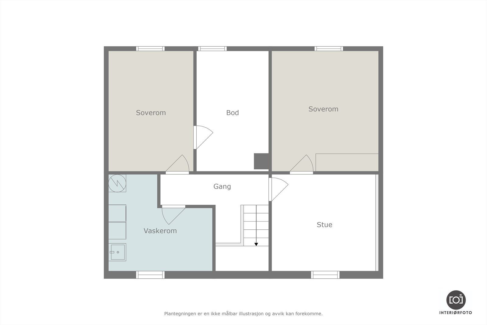 Plantegning Galleribilde