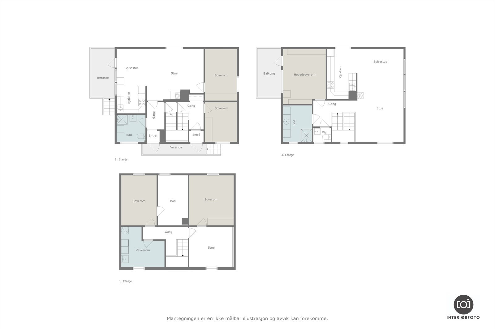 Plantegning Galleribilde