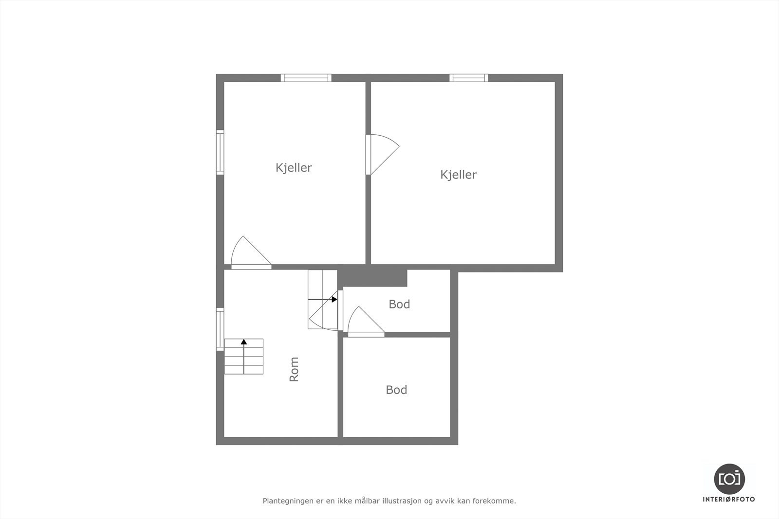 Plantegning Galleribilde