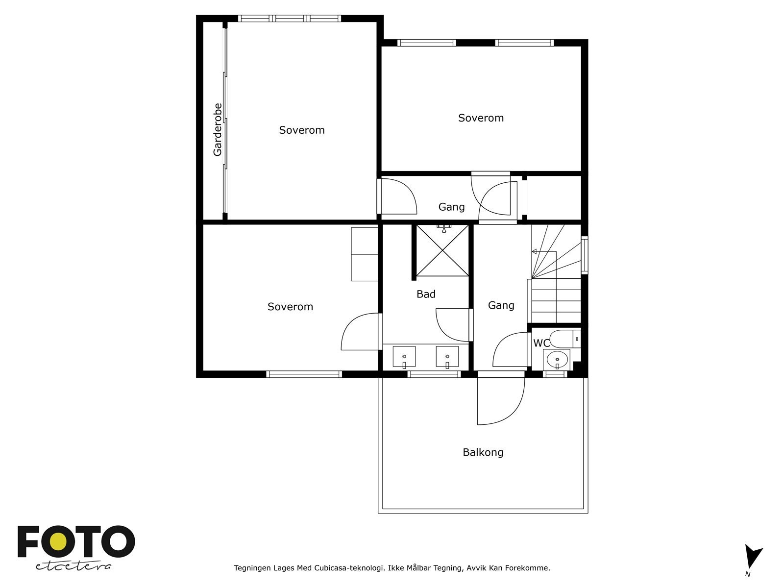 Plantegning 2. etasje Galleribilde