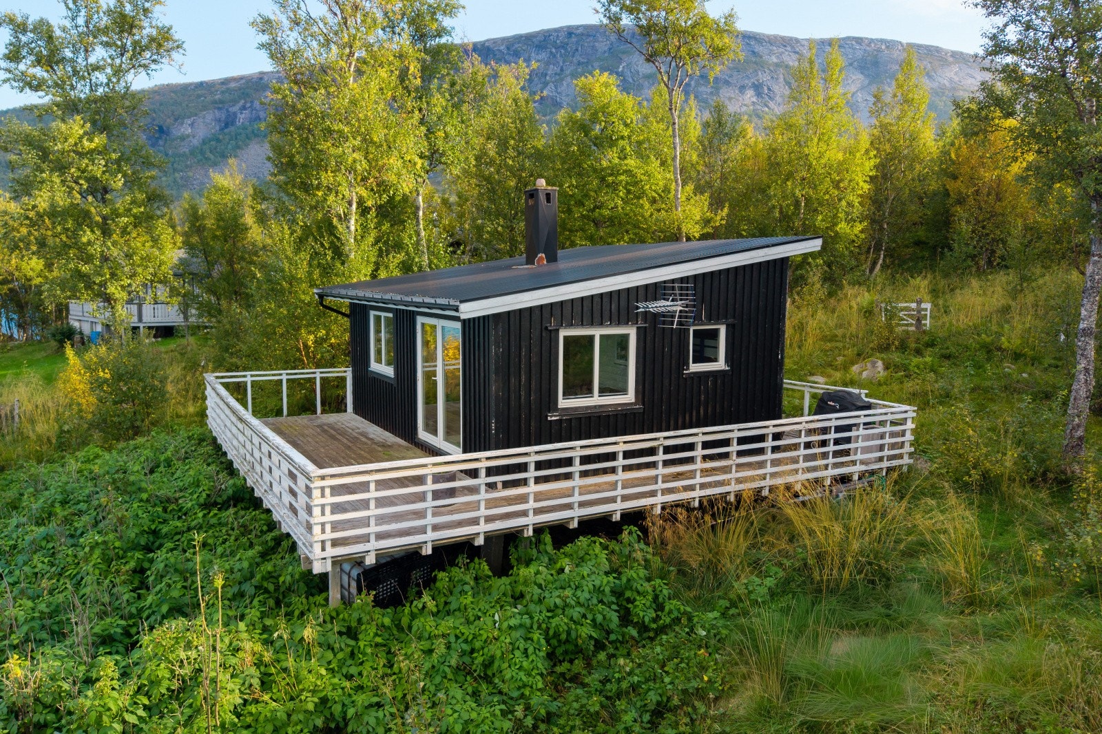 Verandaen er på ca. 36 kvm Galleribilde