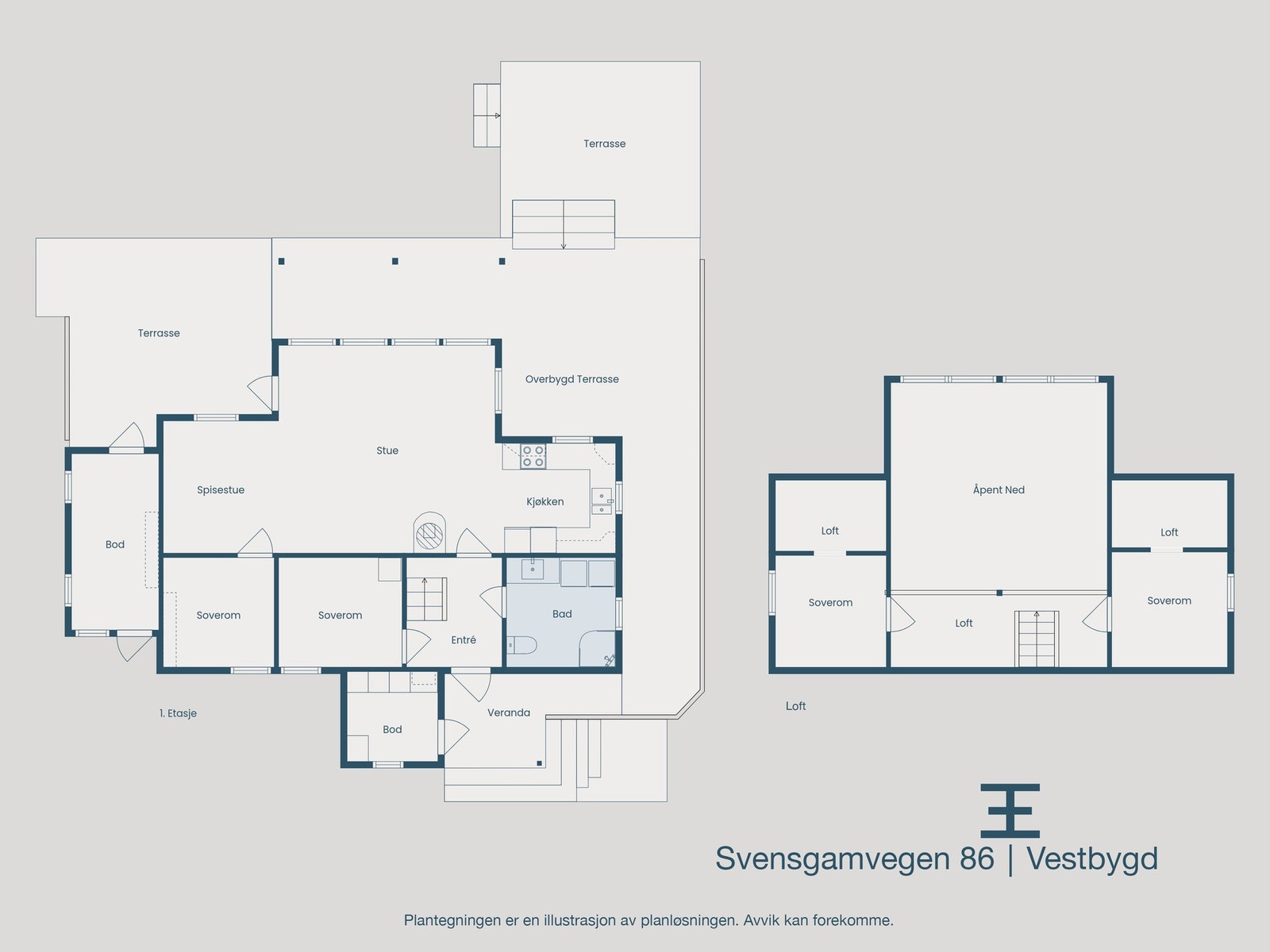 Plantegninger samlet Galleribilde
