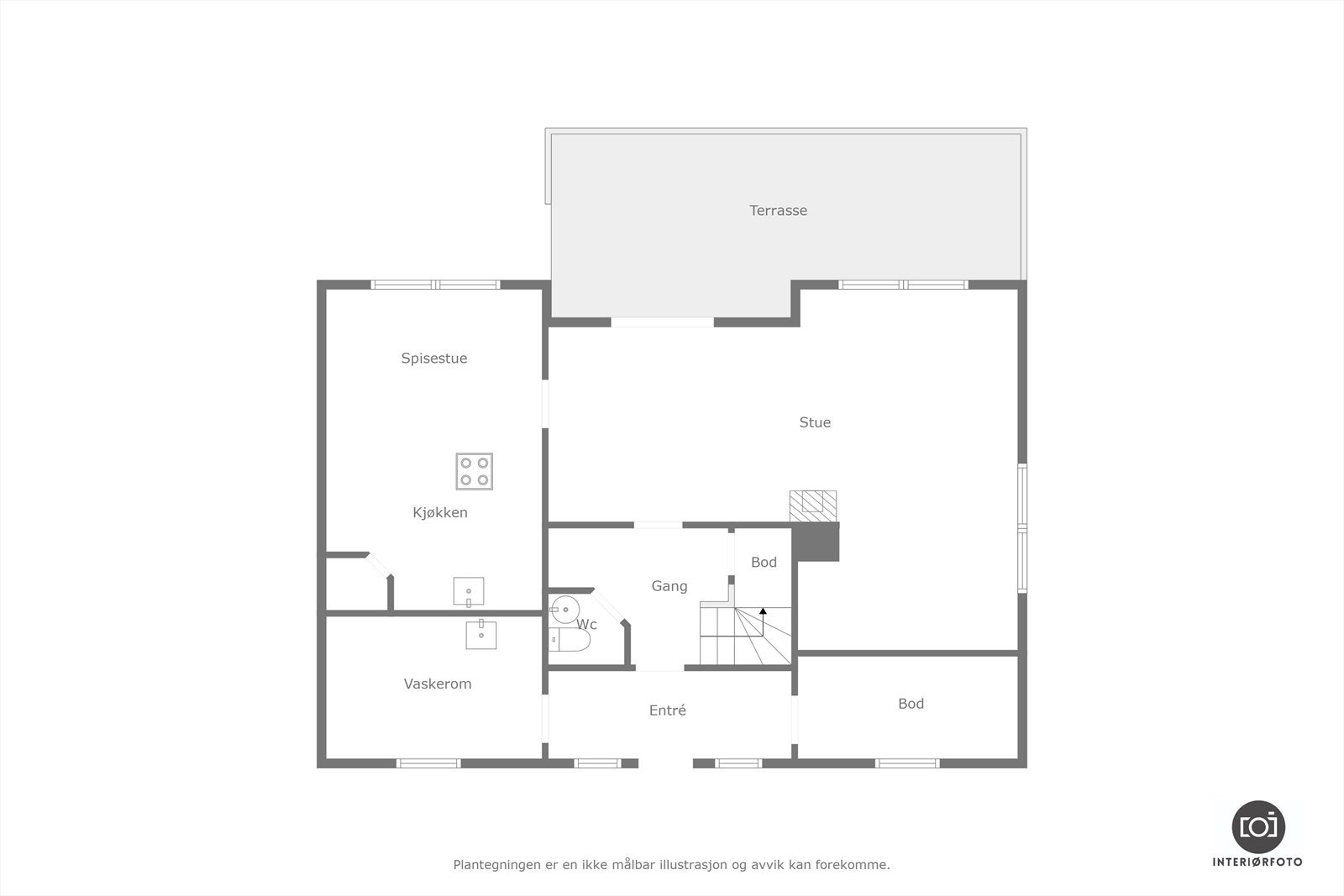 Plantegning Galleribilde