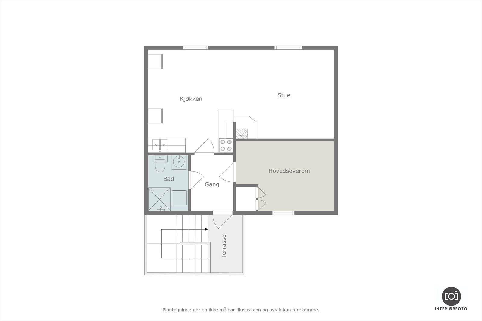 Plantegning Galleribilde