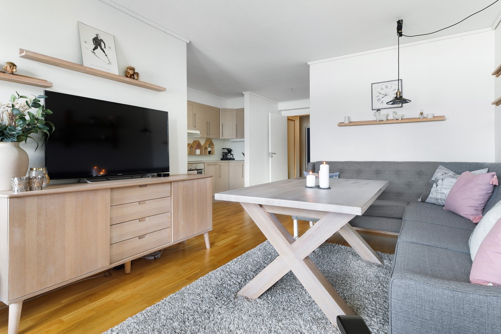 Leiligheten har en arealeffektiv planløsning Galleribilde