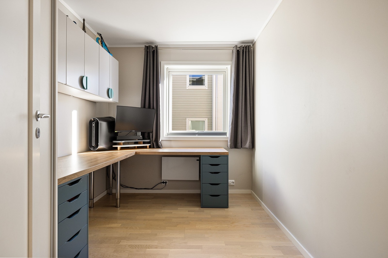 Med tre soverom er leiligheten et reelt alternativ for en småbarnsfamilie. Galleribilde