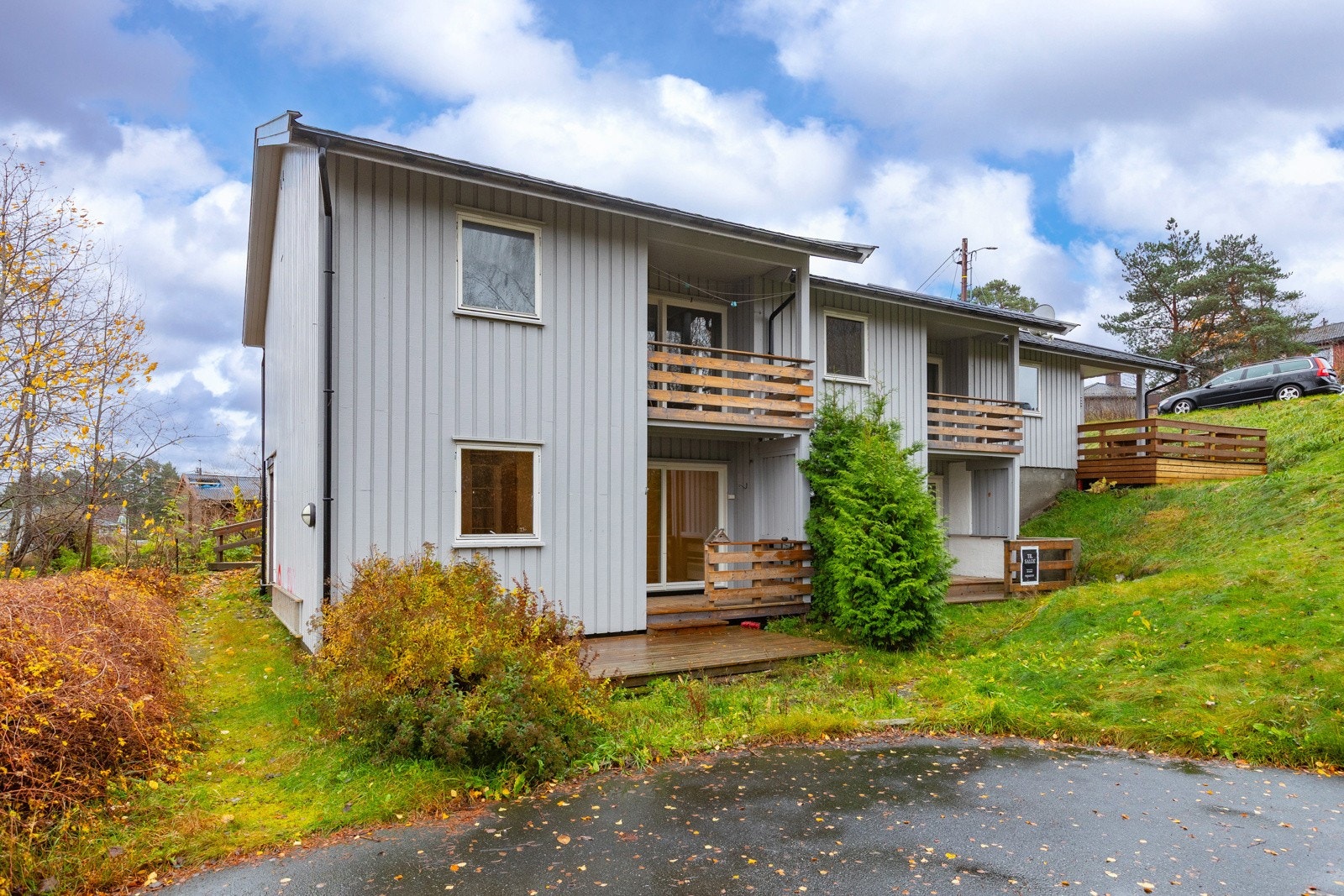 Uteområde ved terrassen Galleribilde