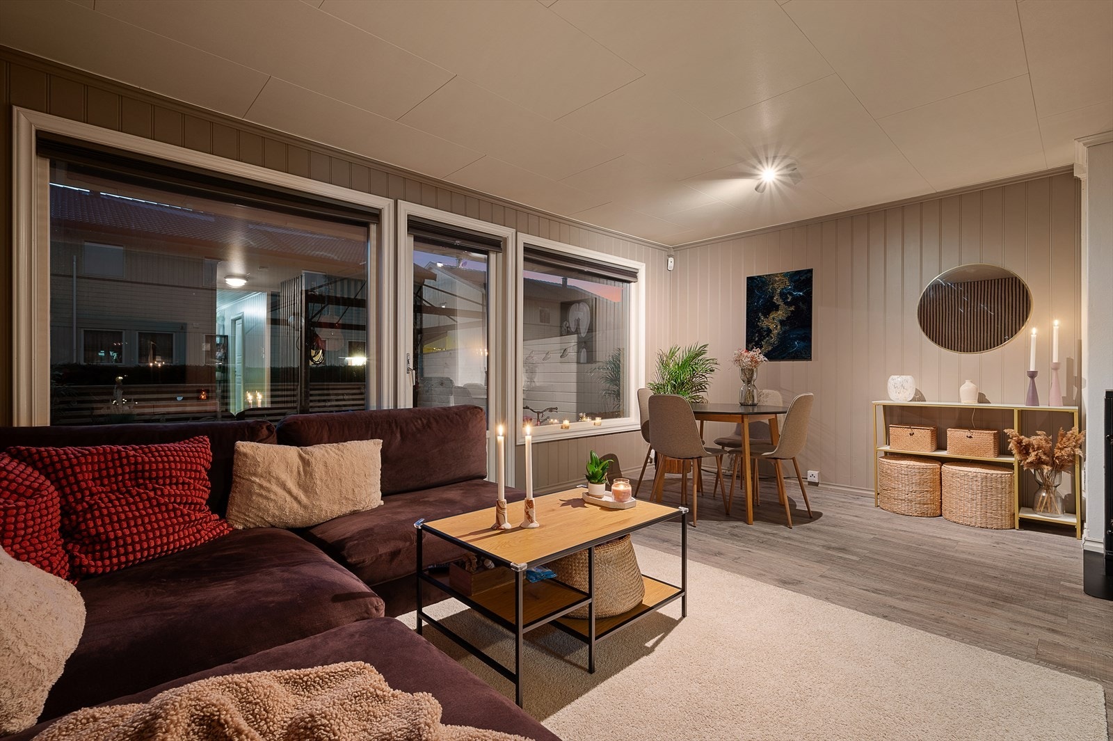 Alternativ møblering av stue Galleribilde