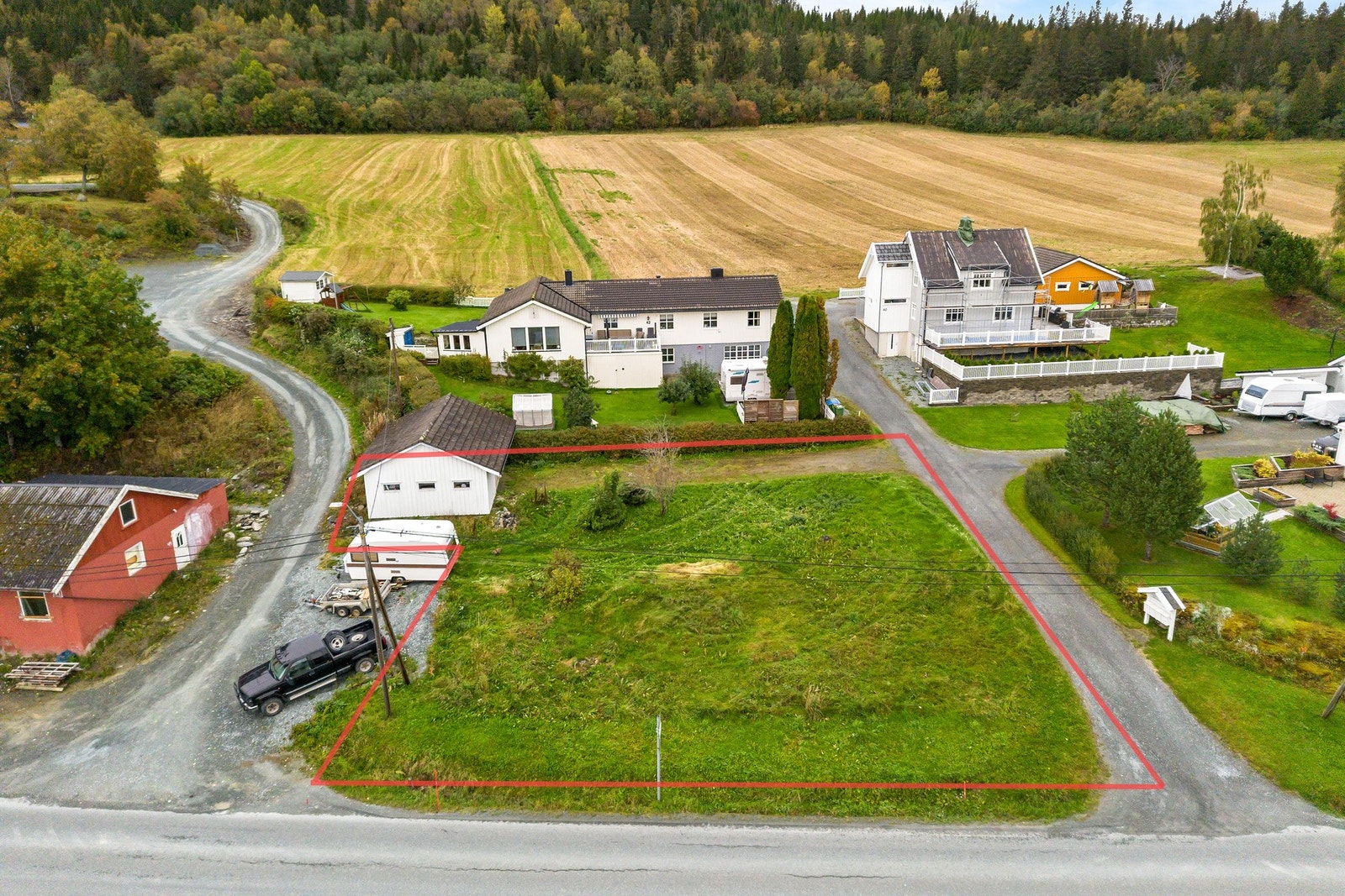 Ca. utsnitt av tomten Galleribilde