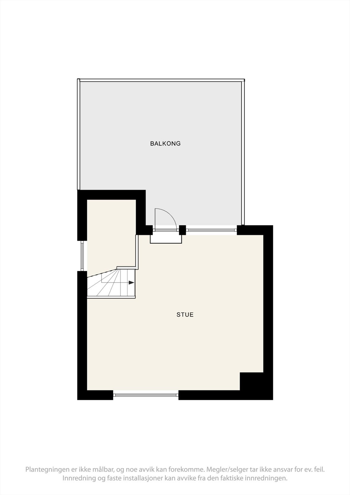 Plantegning 3. etasje Galleribilde