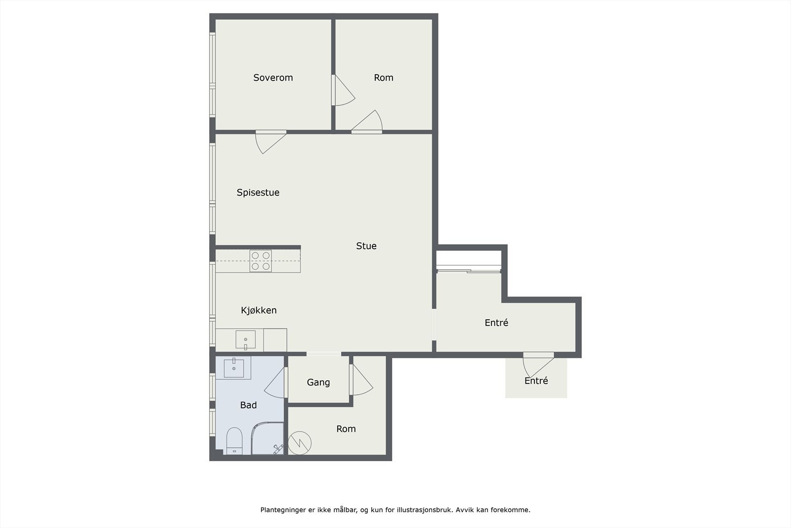 Plantegning Galleribilde