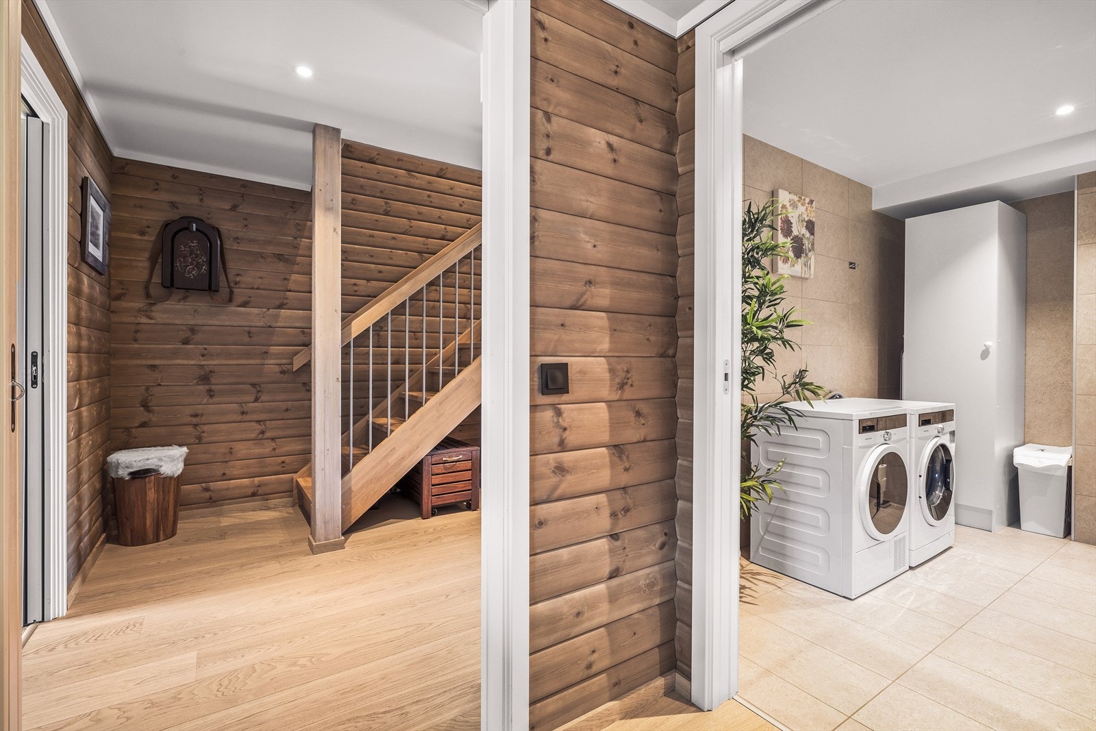 Soverom med eget bad, en suite løsning. Galleribilde