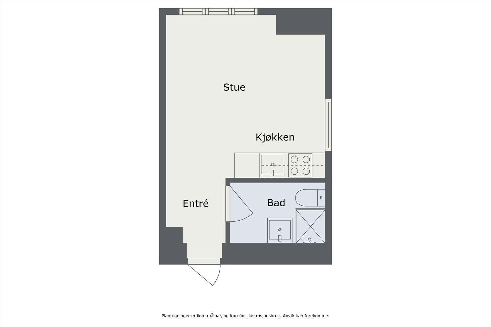 Plantegning Galleribilde