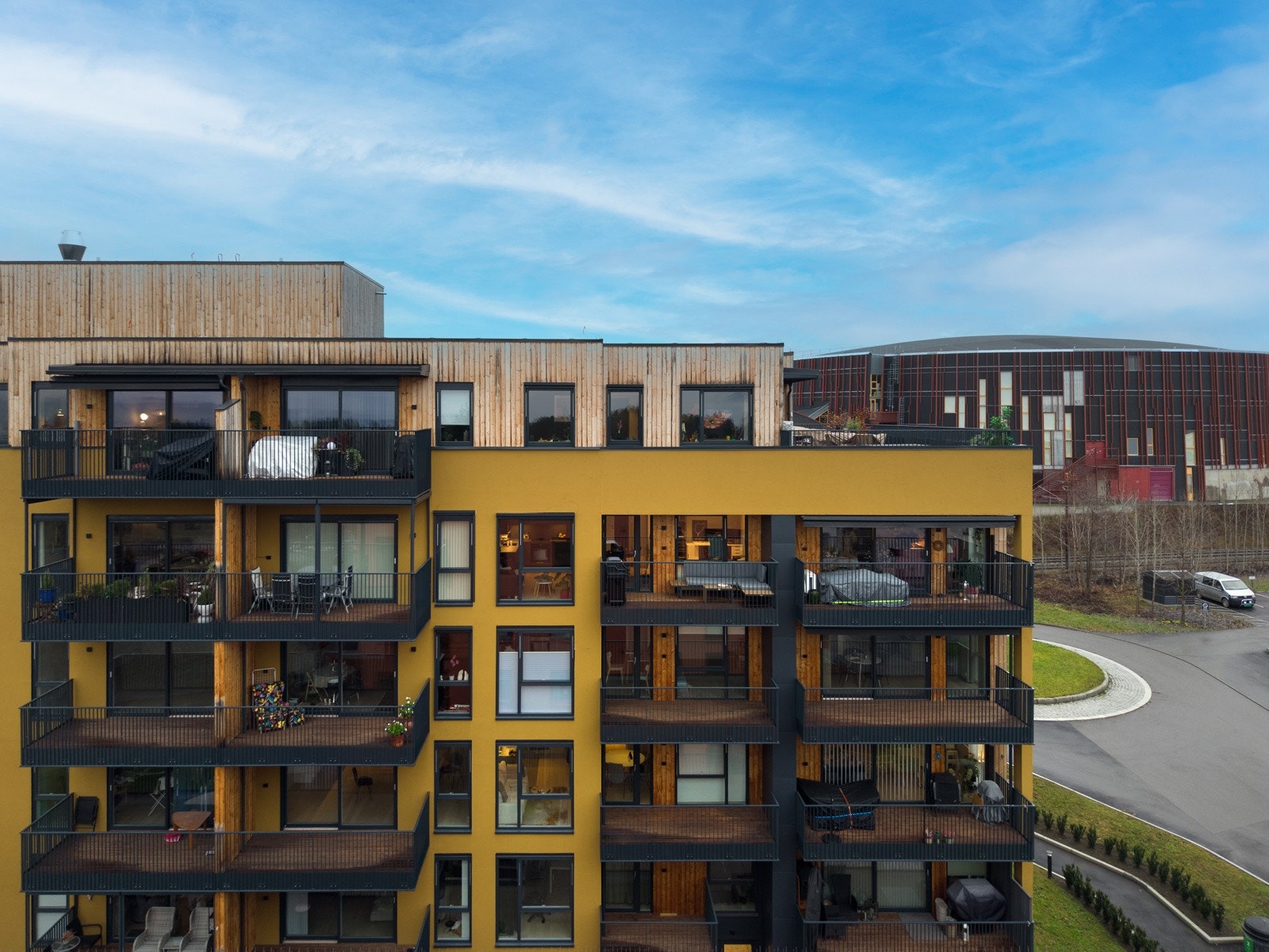 Dronefoto Galleribilde