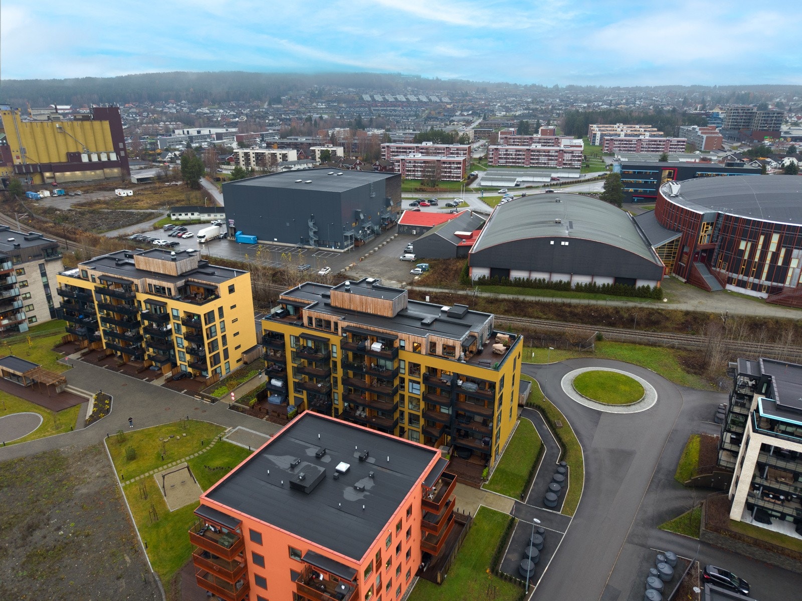 Dronefoto Galleribilde