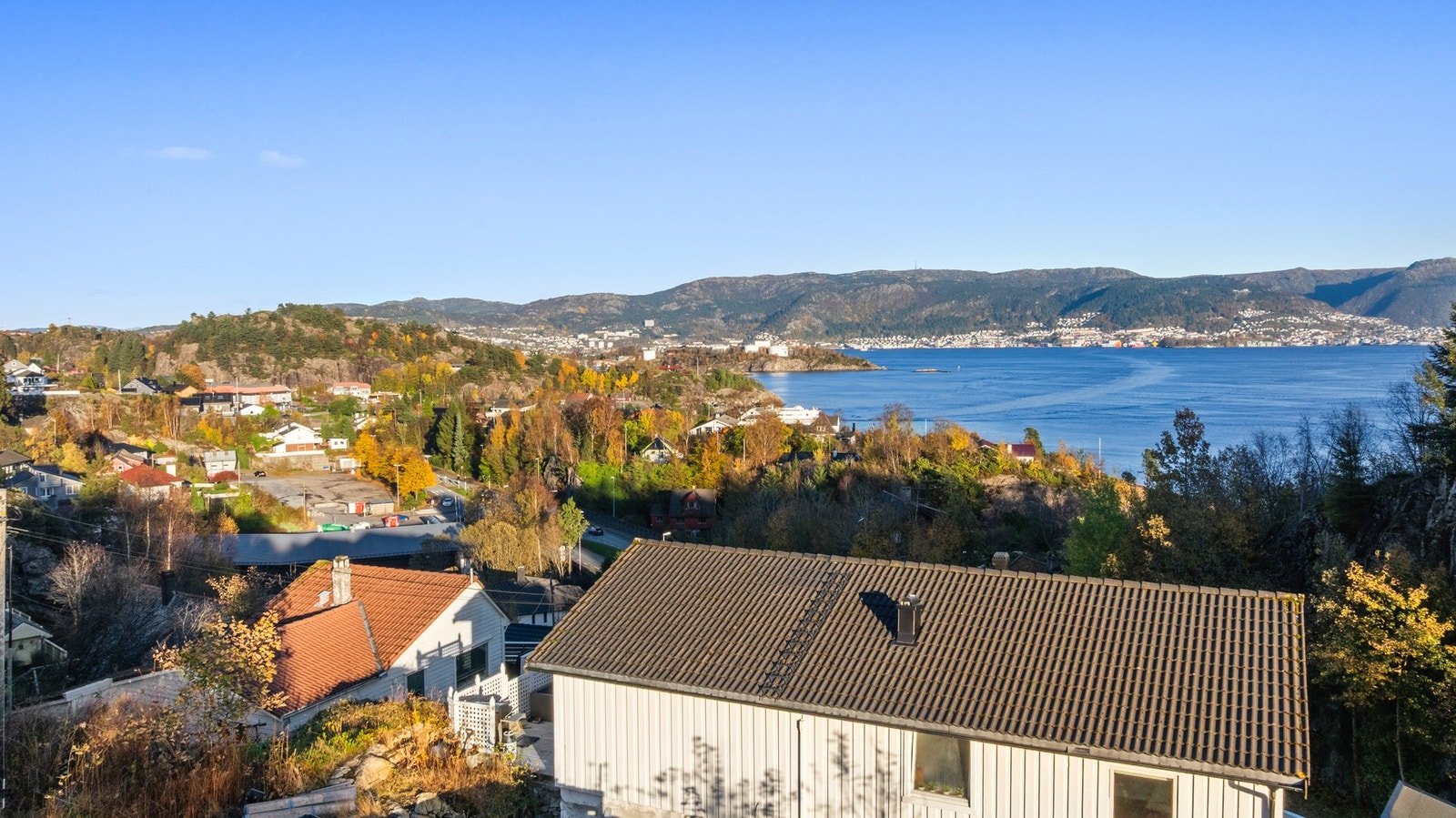 Fra tomtene er det flott utsikt. Galleribilde