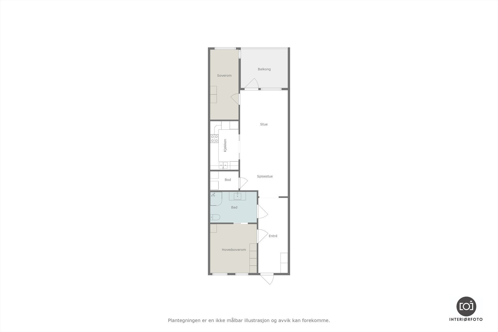 Plantegning Galleribilde