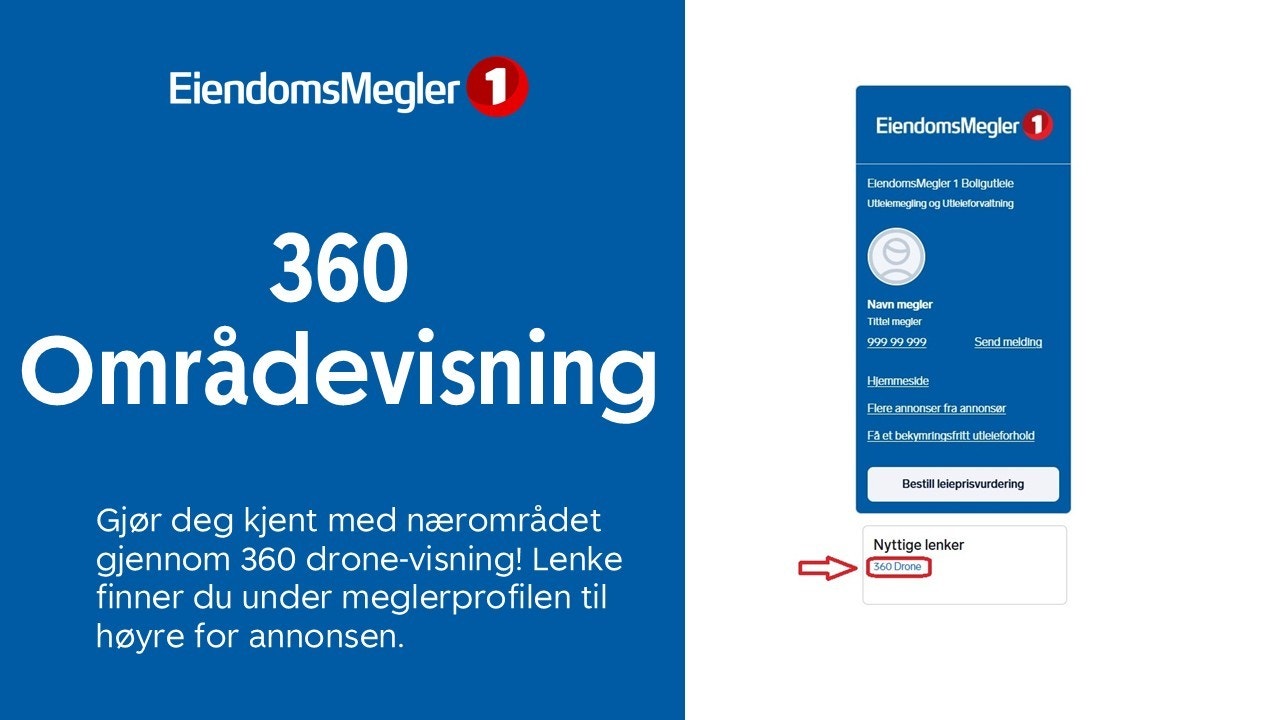 Se 360 områdevisning via lenken. Galleribilde