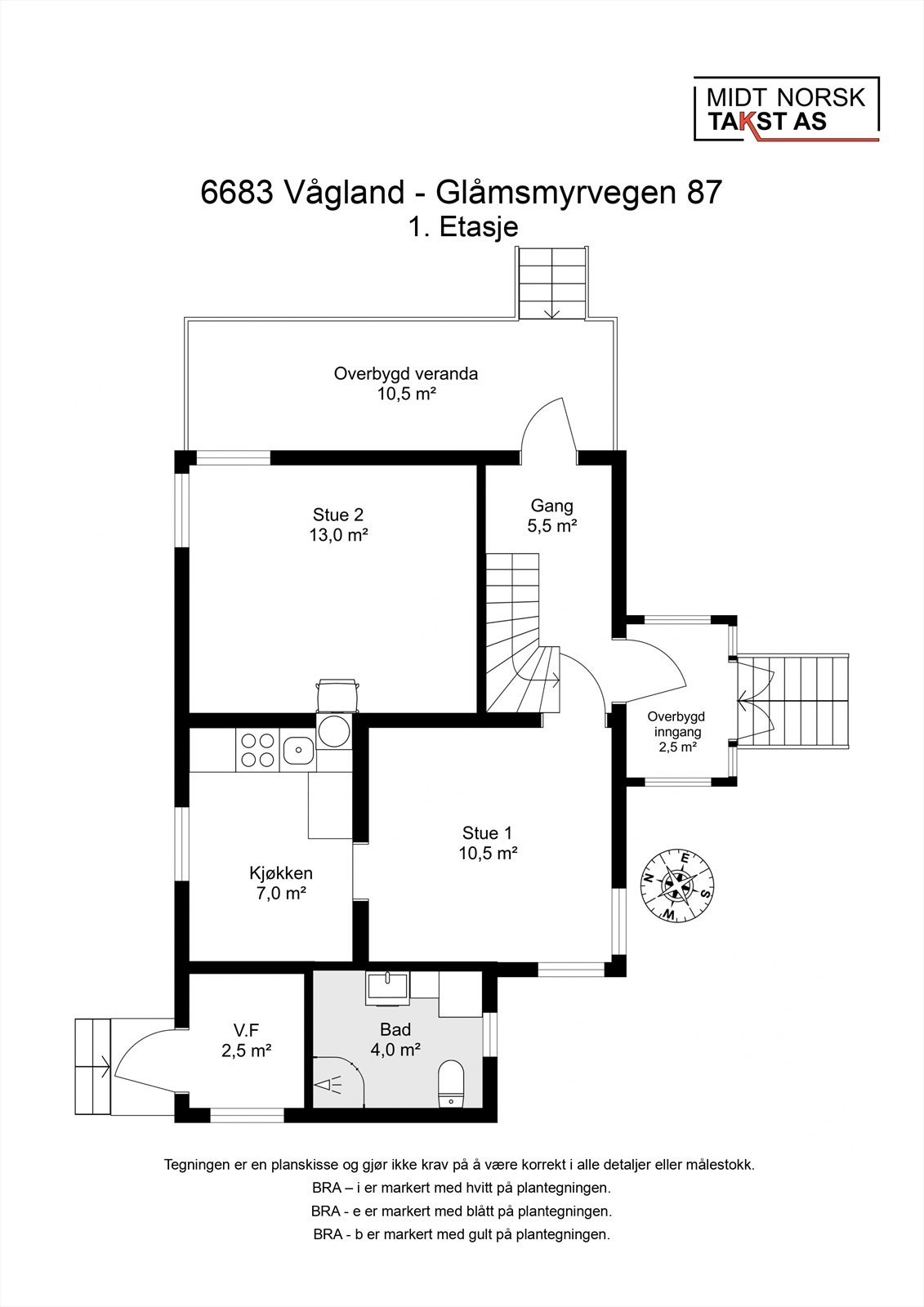 Plantegning 1.etasje Galleribilde