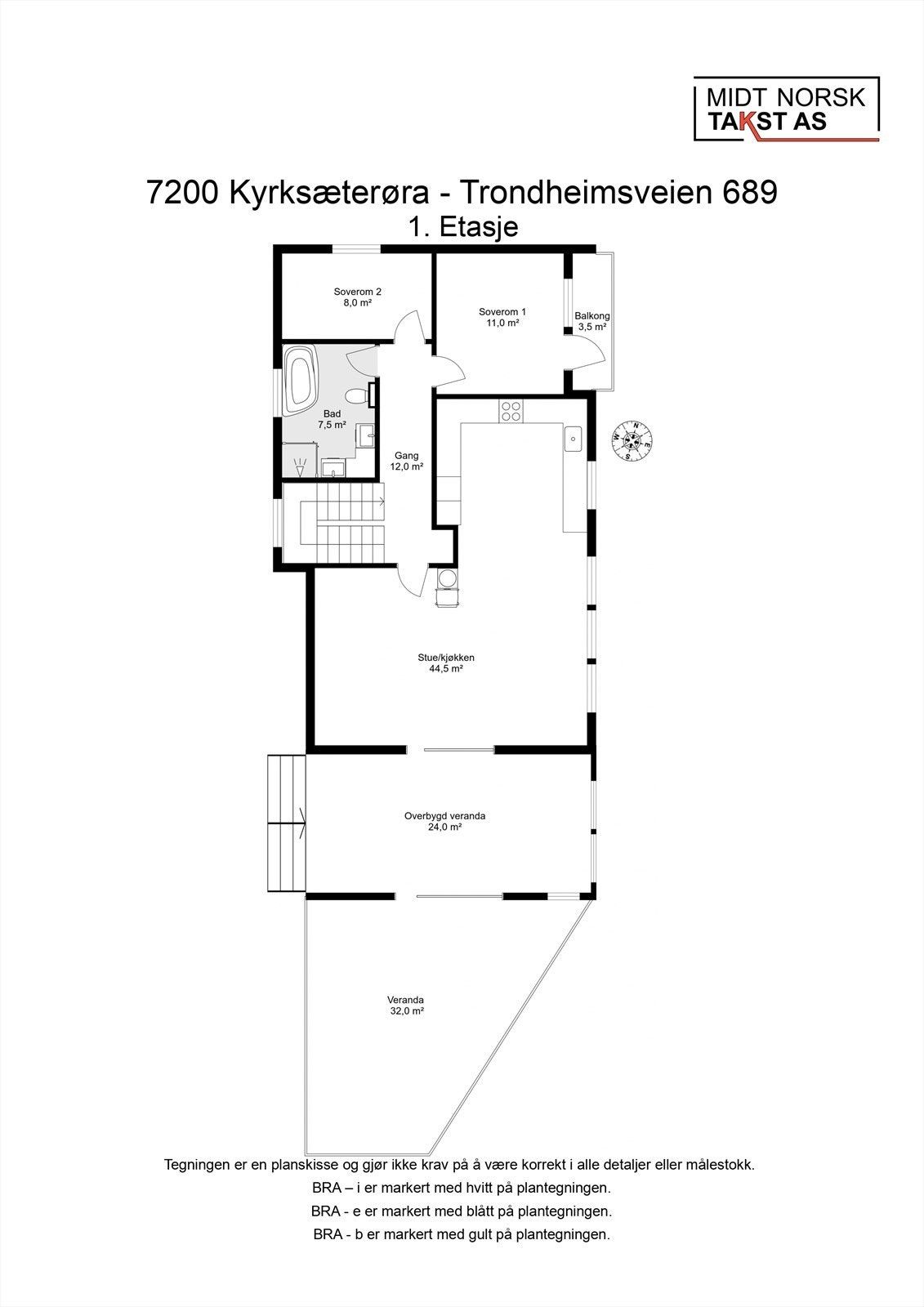 Plantegning 1.etasje Galleribilde