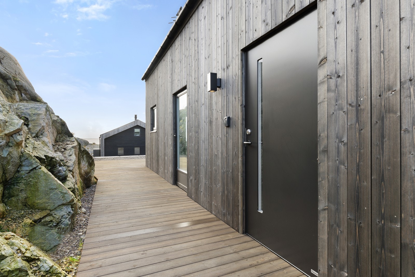 Inngangsparti/uteområde. Galleribilde