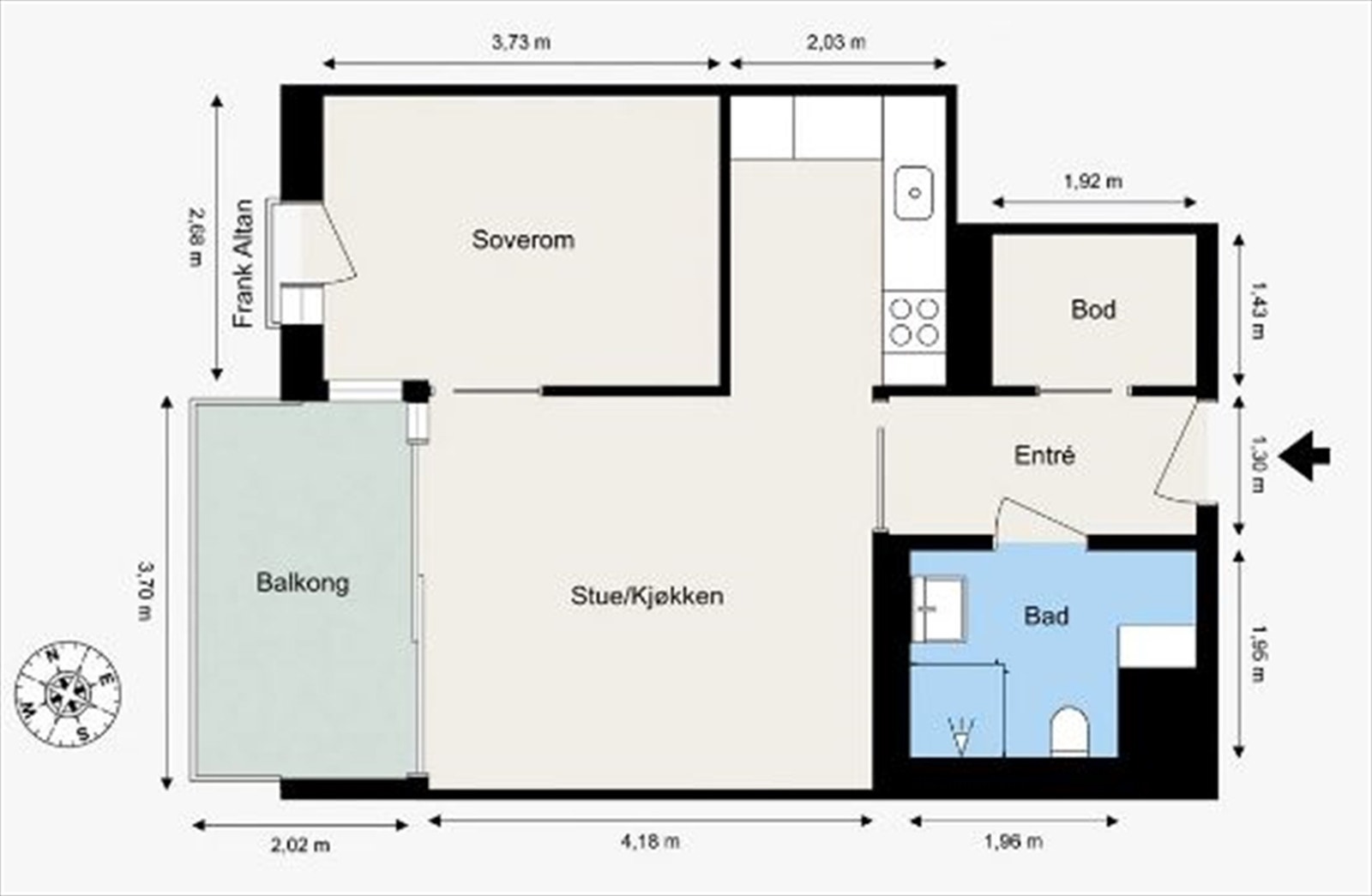 Plantegning Galleribilde