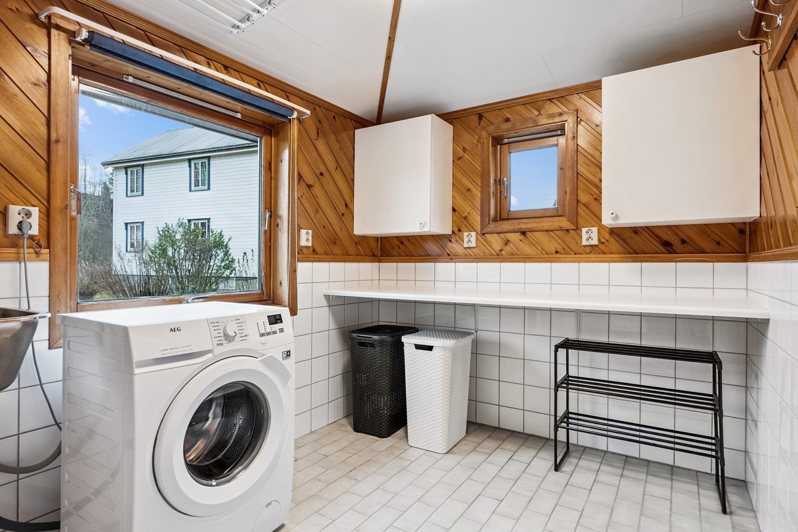 Vaskerom i tilbygg fra 1995. Galleribilde
