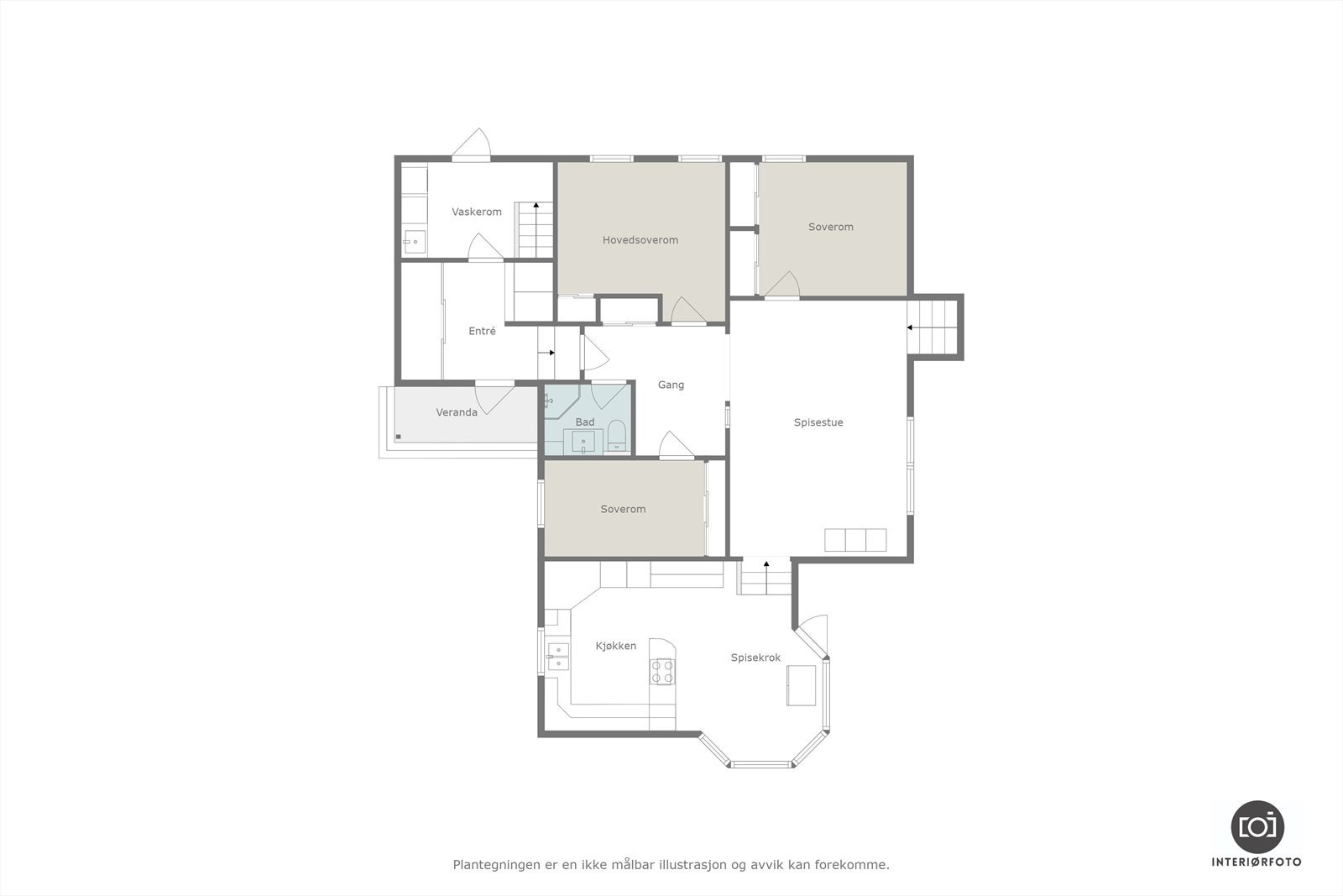 Plantegning Galleribilde