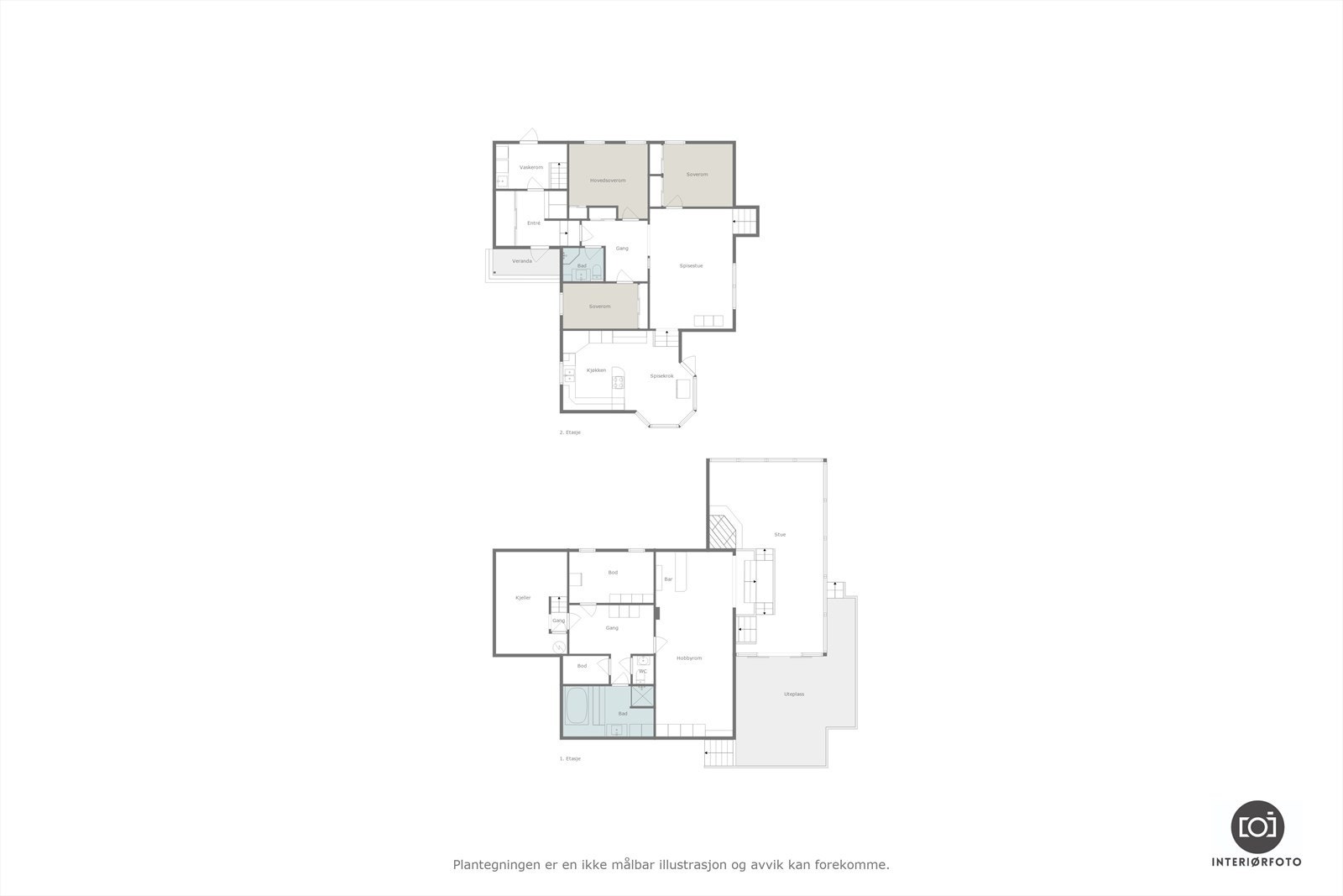 Plantegning Galleribilde