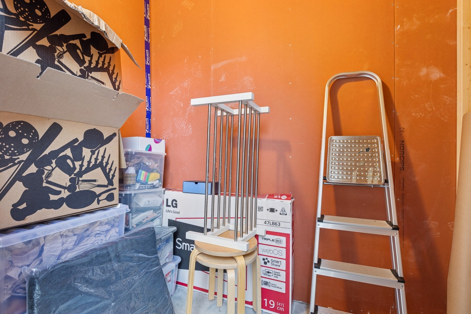 Leiligheten har også en utvendig bod. Galleribilde