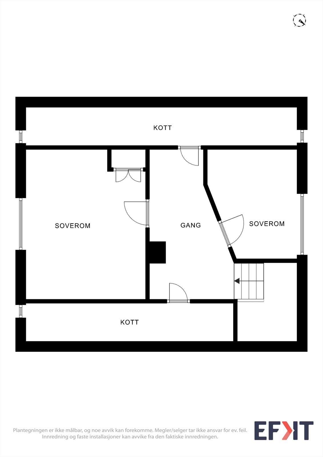 Plantegning - 2. etg/loft Galleribilde